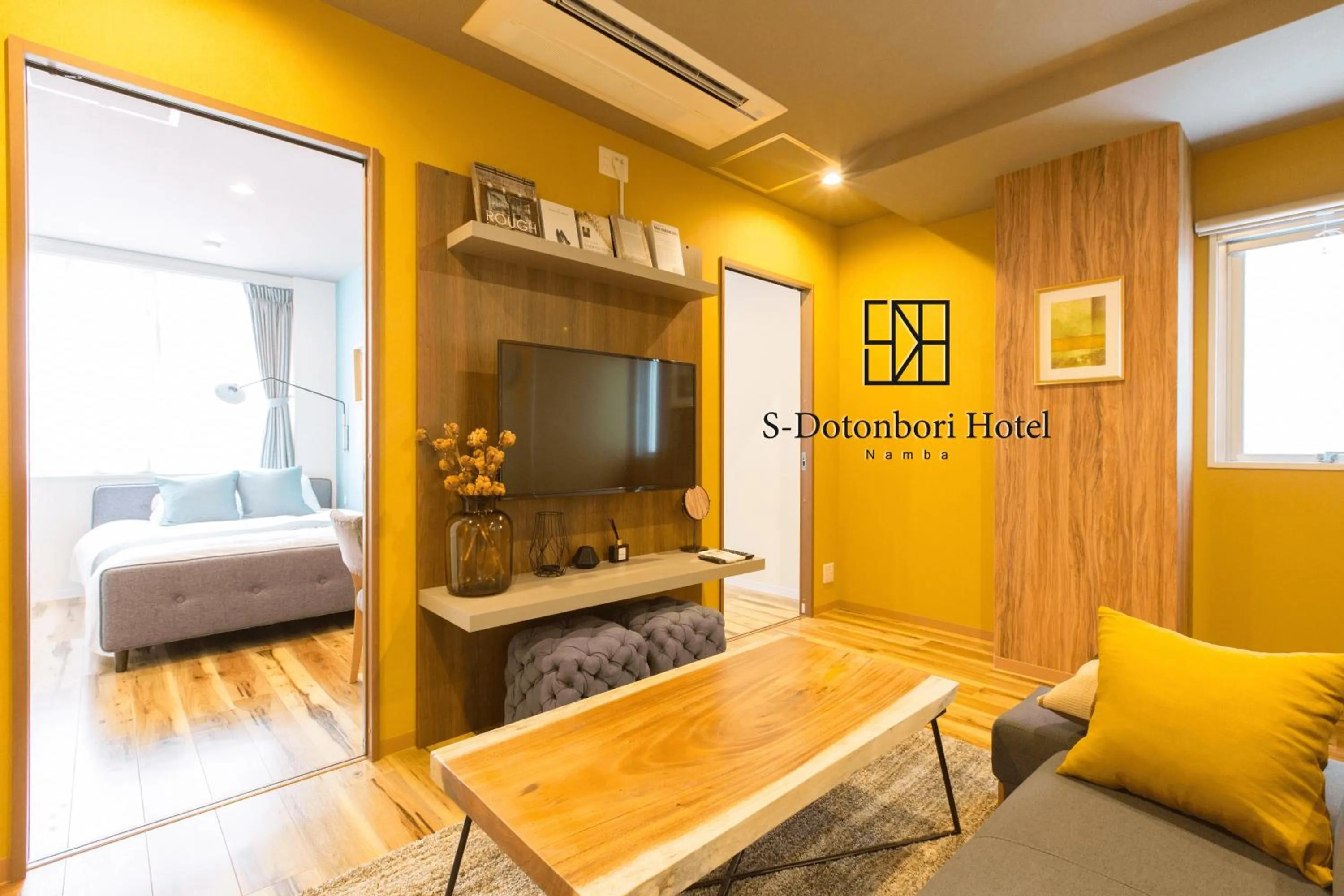 TV and multimedia, Bed in S-Dotonbori Hotel Namba - Self Check-In Only