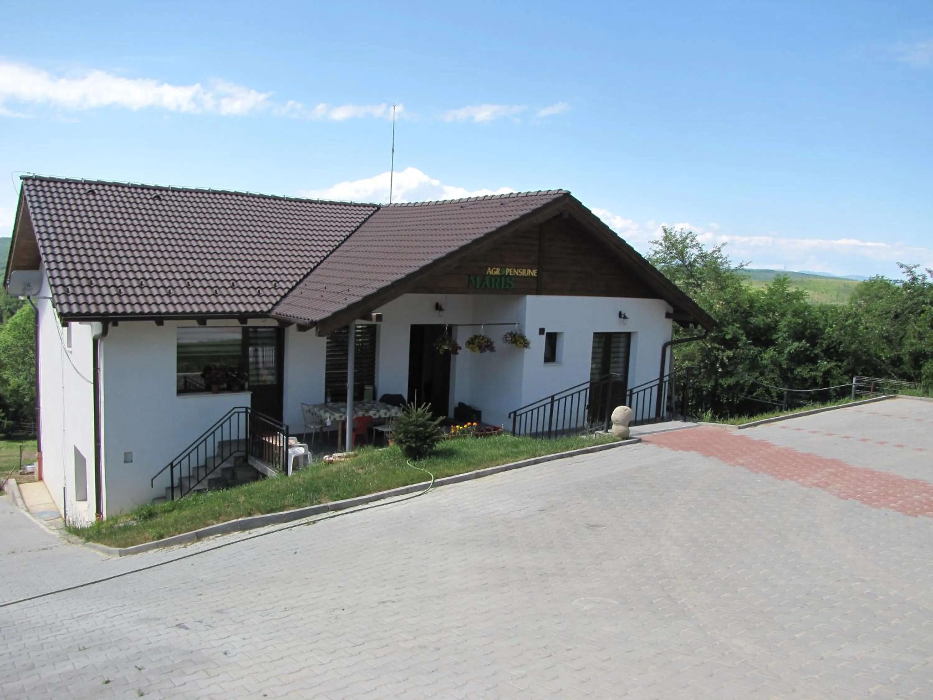 Patio in Agropensiunea Maris