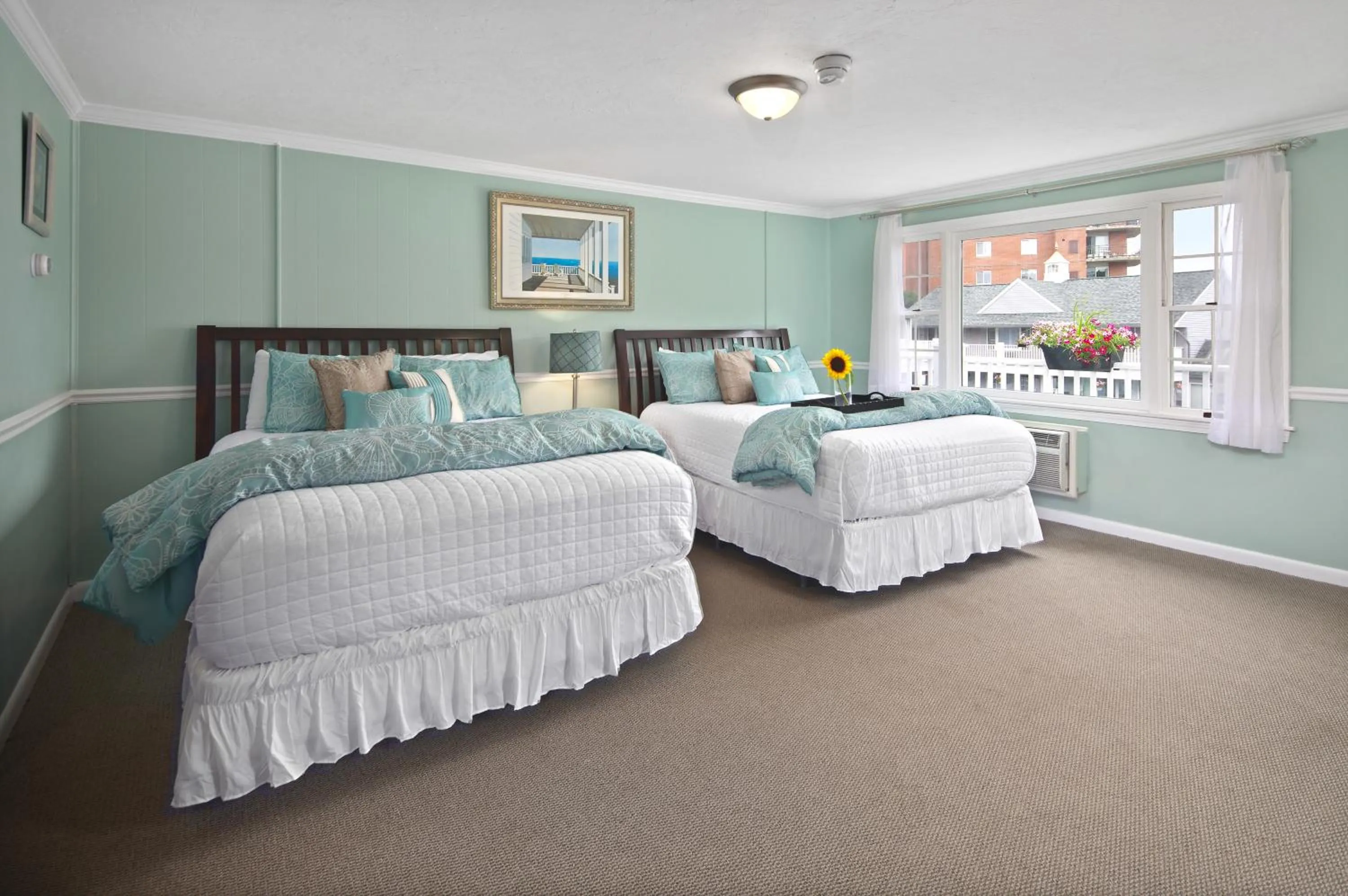 Bed in Nantasket Beach Hotel