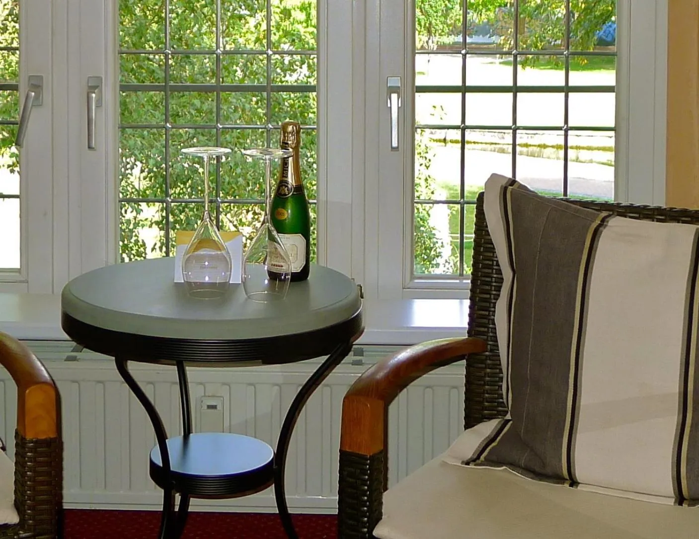 Seating area in Galerie Hotel