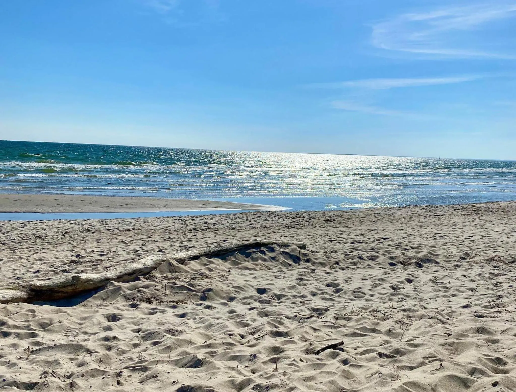 Beach in Inselhotel kleiner Bodden