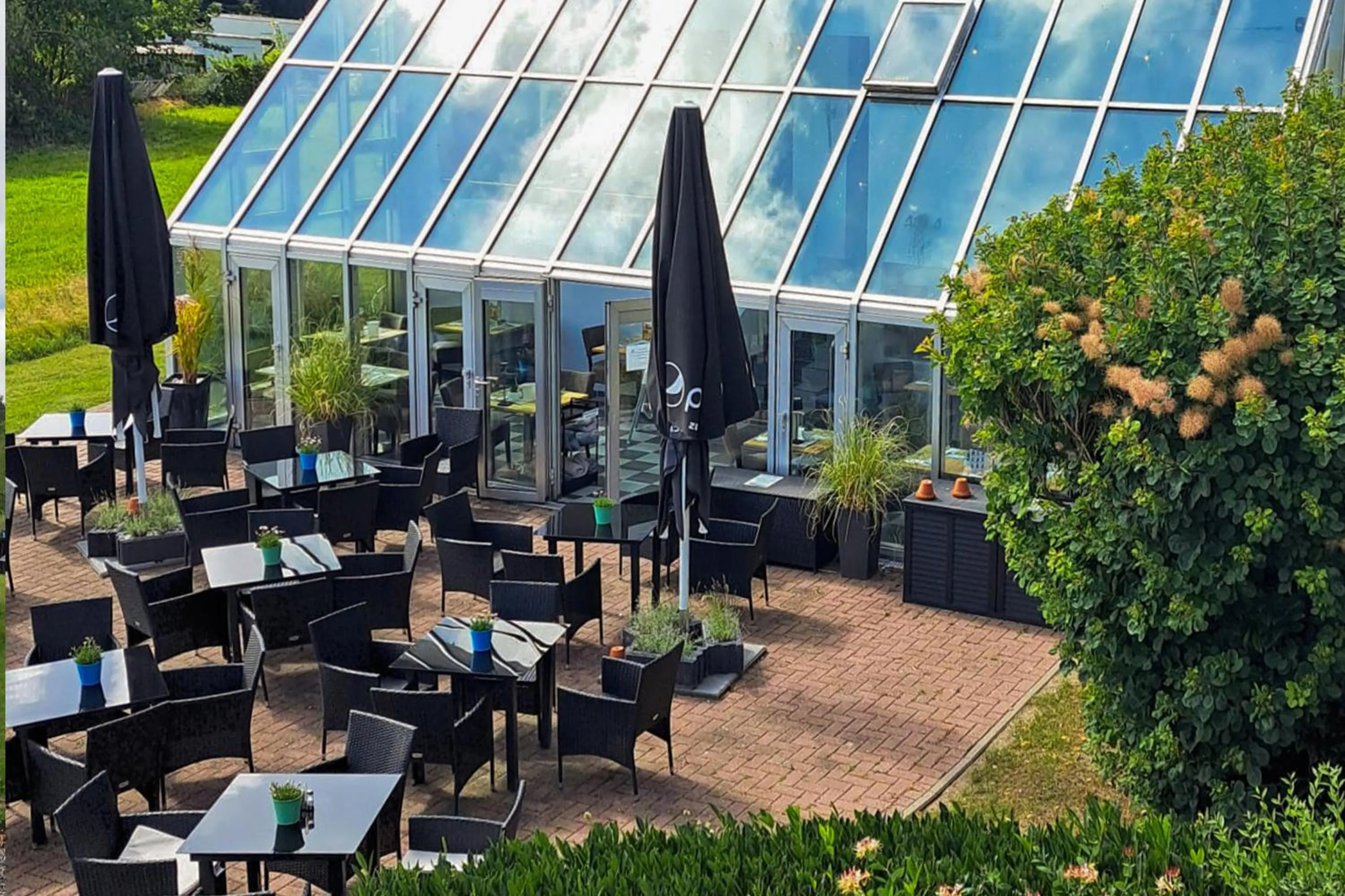 Balcony/Terrace in Inselhotel kleiner Bodden