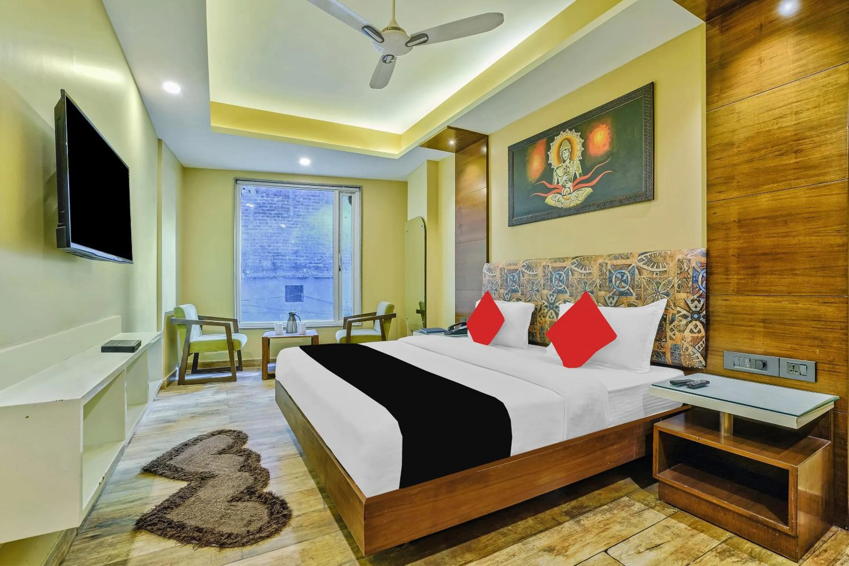 King Studio with free airport pickup in Staybook Hotel Nitya Maharani, Free Airport Pickup