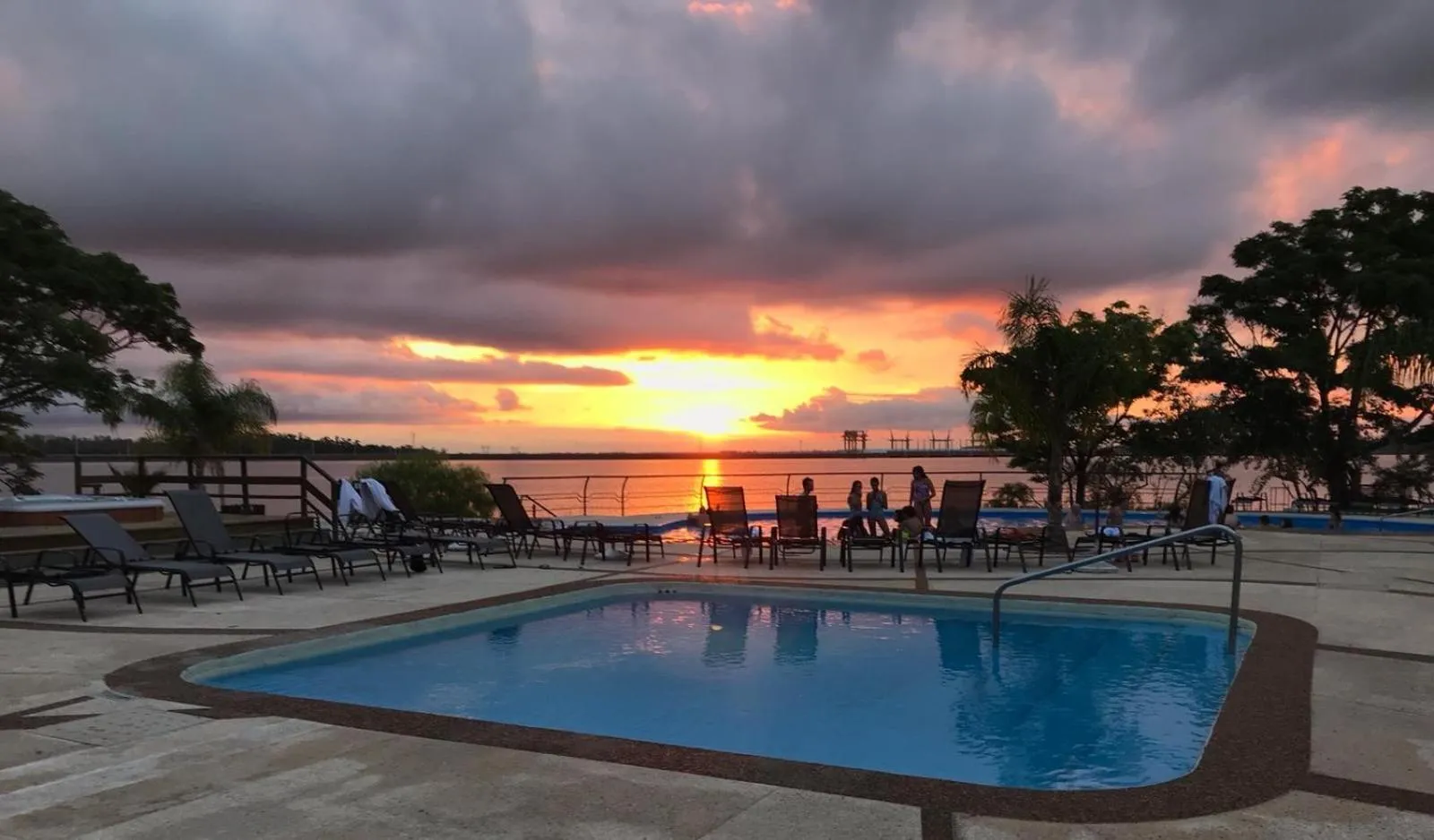 Sunset in Hotel Horacio Quiroga