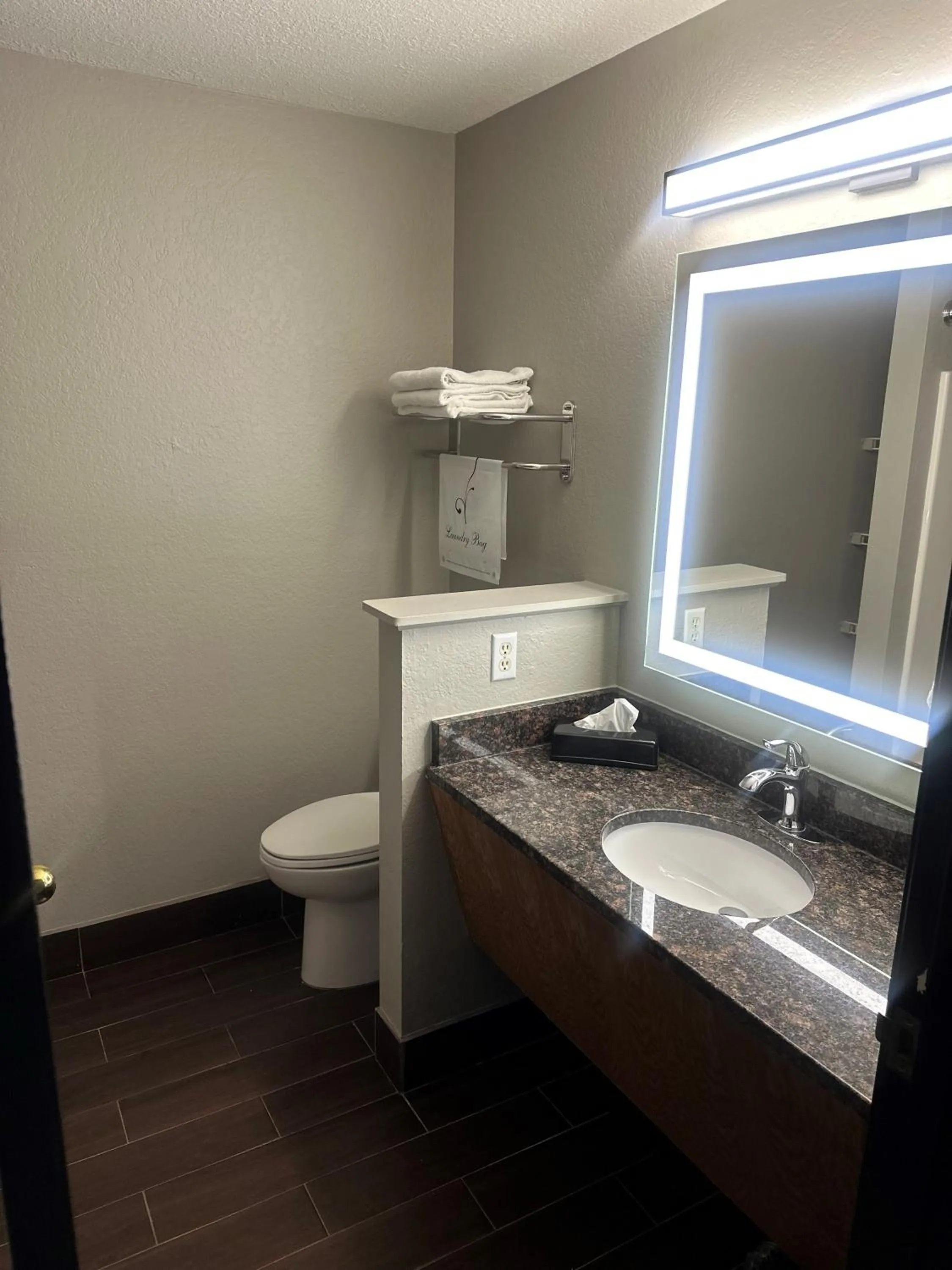 Bathroom in Super 8 by Wyndham Lake of the Ozarks