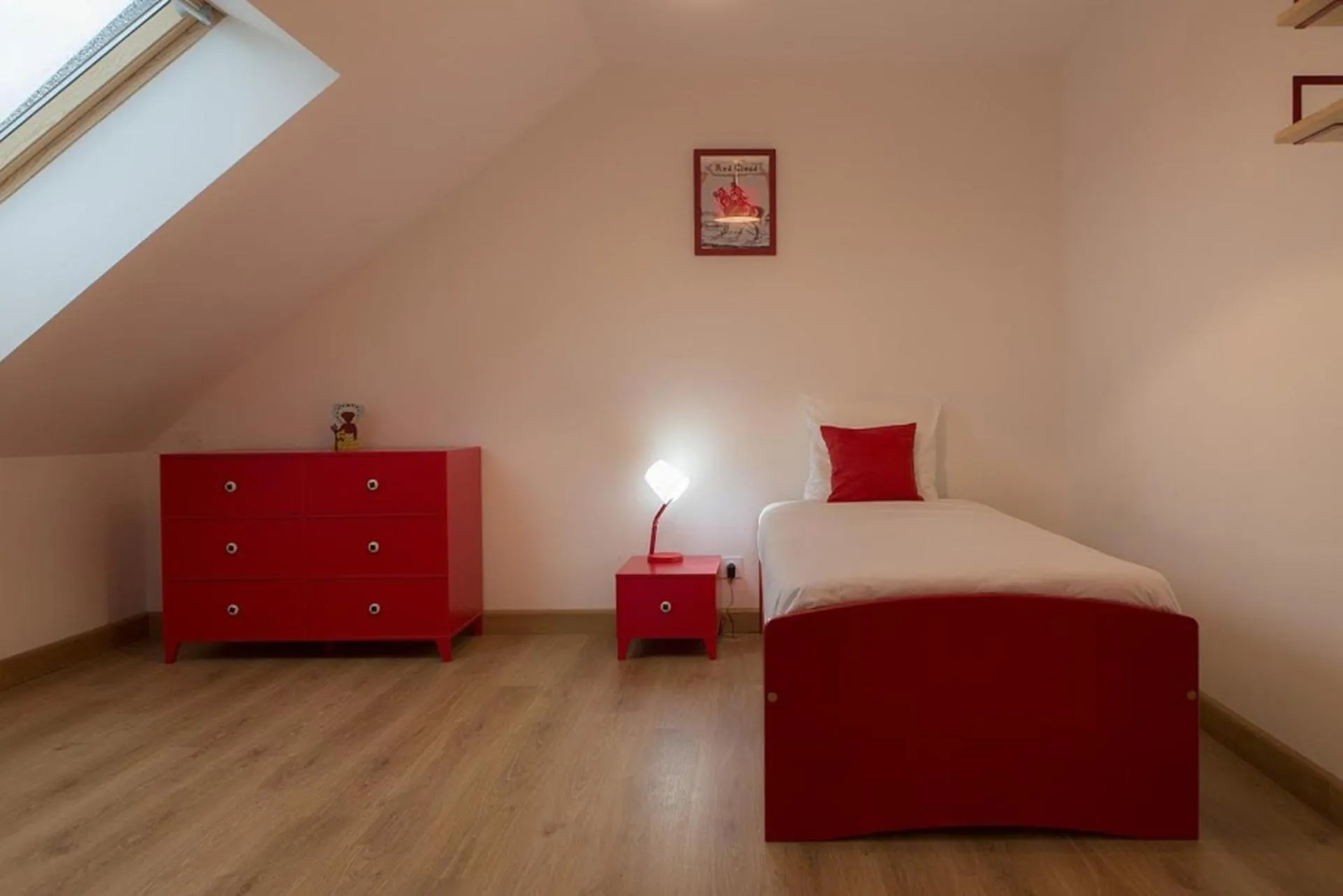 Bed in Gîtes de l'Orée du Bois - Boussières