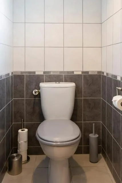Toilet in Gîtes de l'Orée du Bois - Boussières