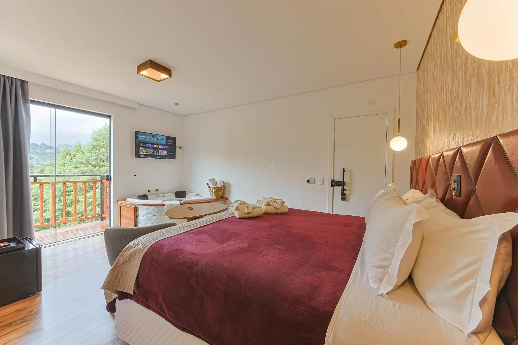 Bed in Caminho das Pedras Pousada de Charme