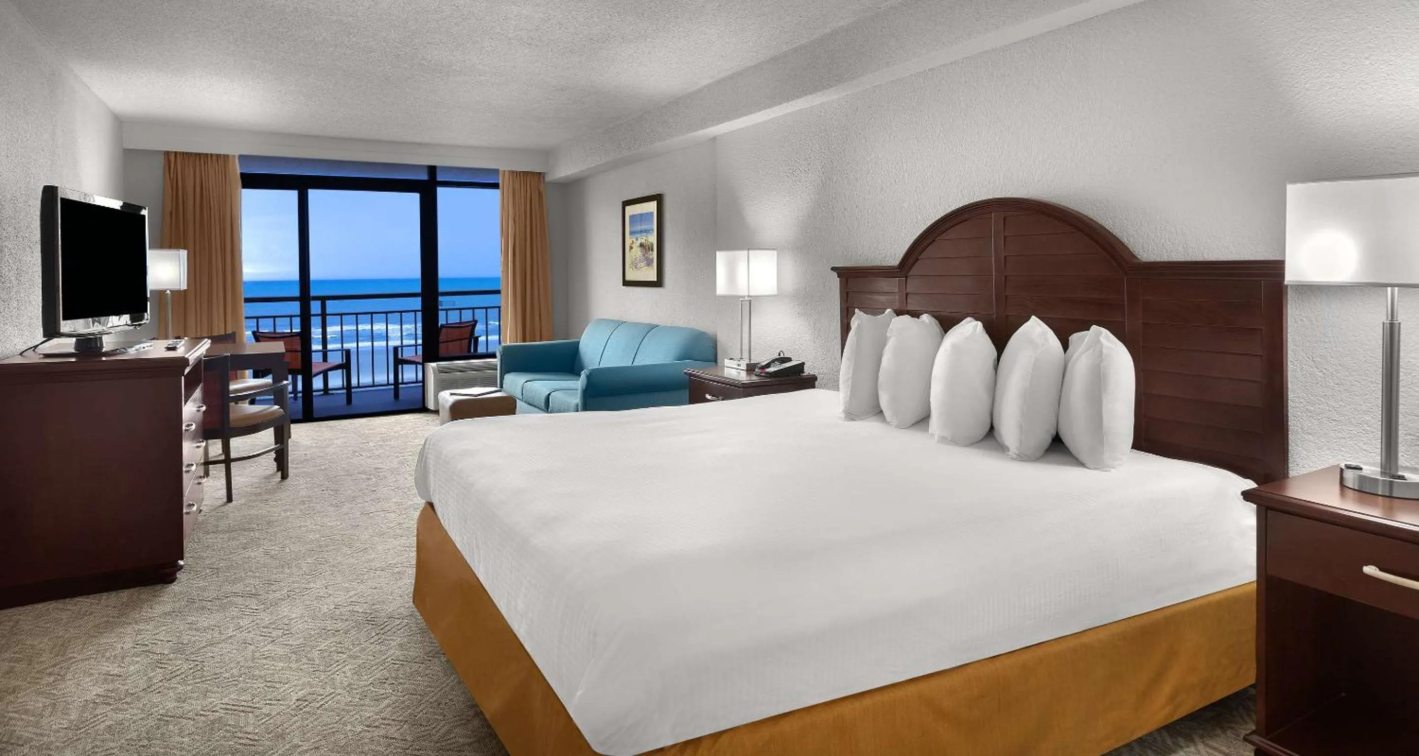 Bedroom, Bed in Best Western Ocean Sands Beach Resort