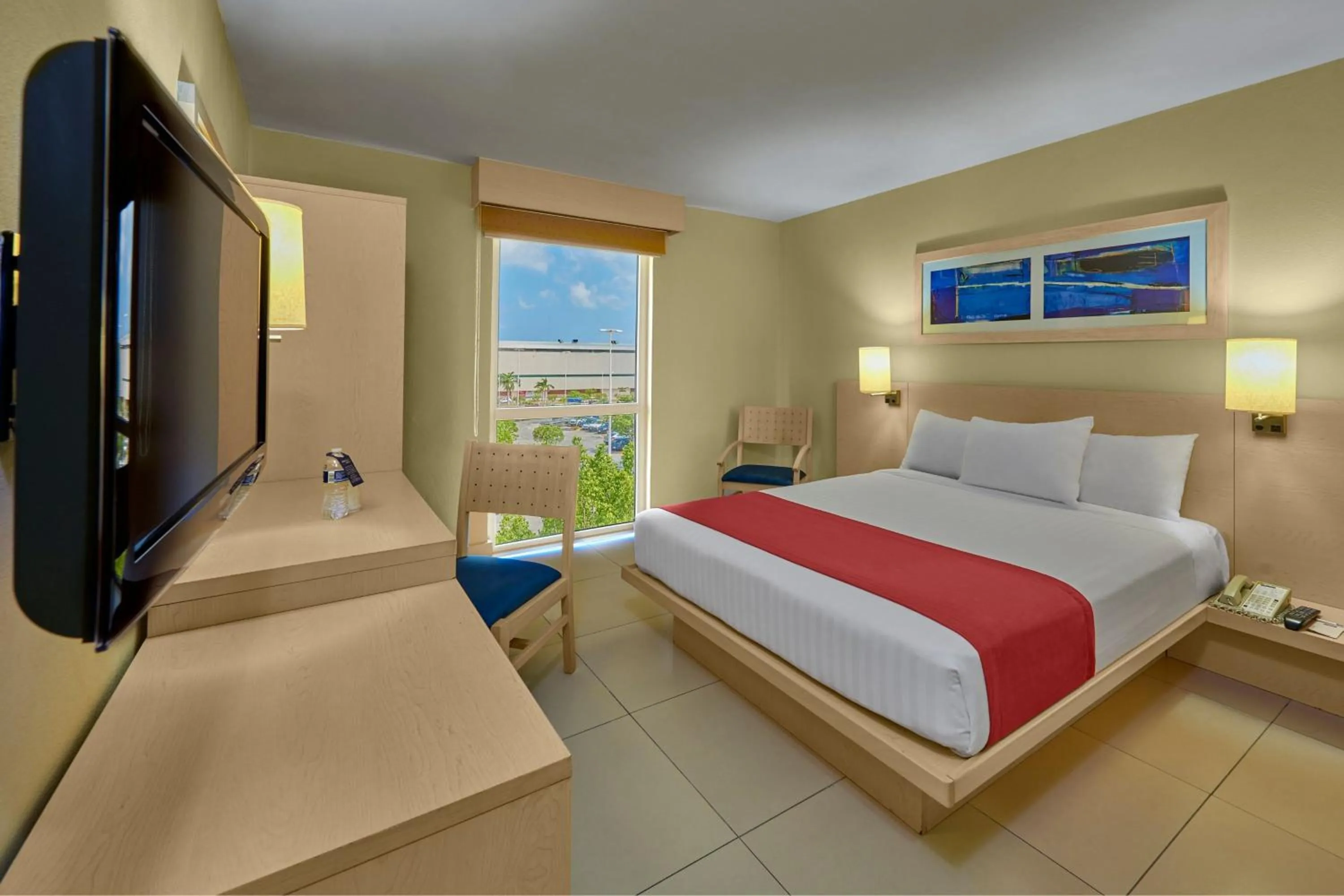 Bedroom, Bed in City Express by Marriott Campeche