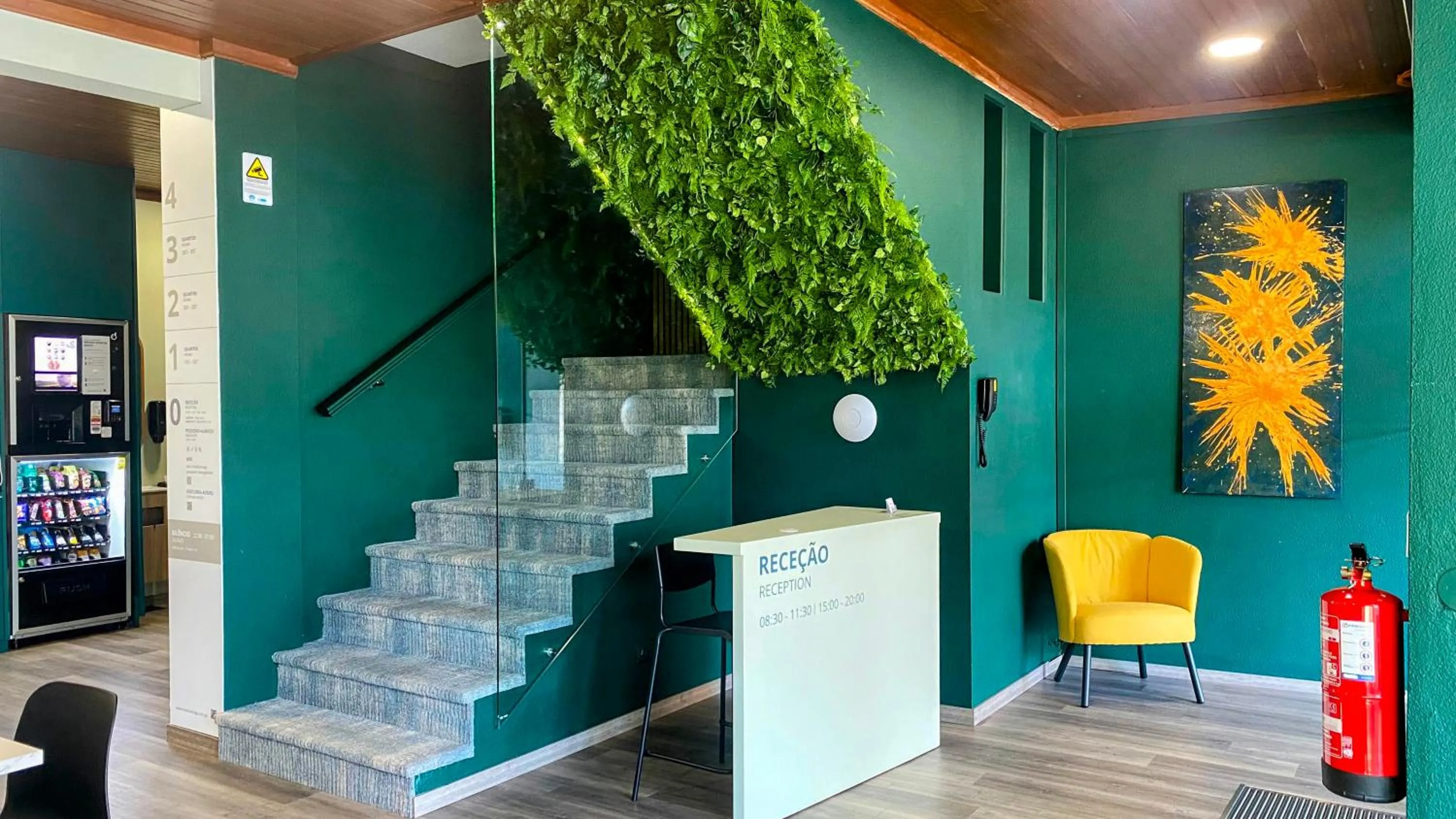 Lobby or reception in Hotel Santiago Vagos