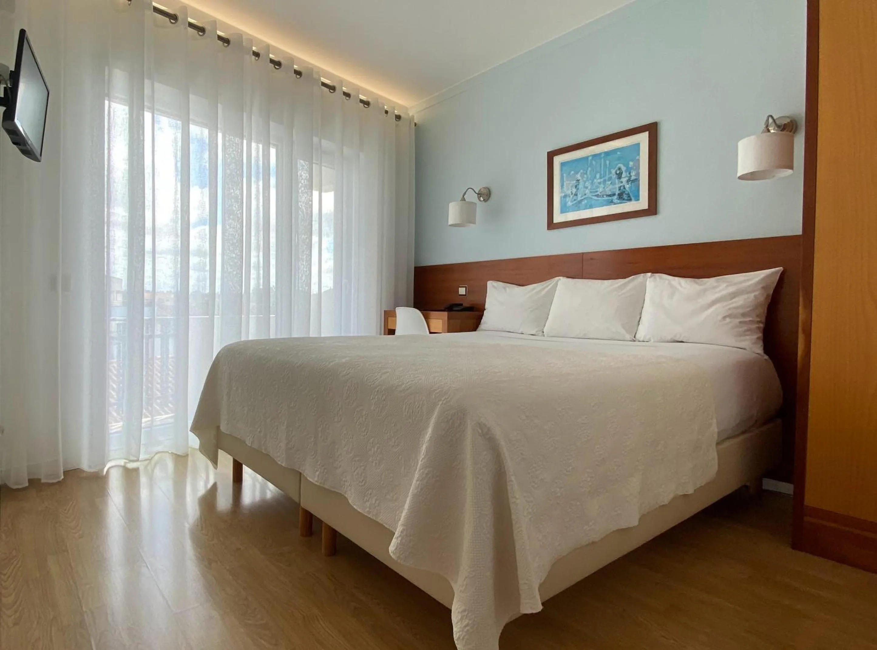 Bedroom, Bed in Hotel Santiago Vagos