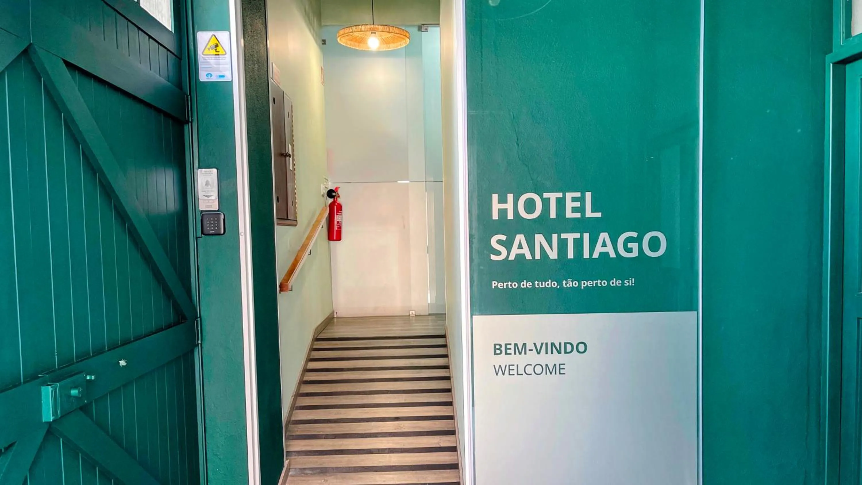 Facade/entrance in Hotel Santiago Vagos