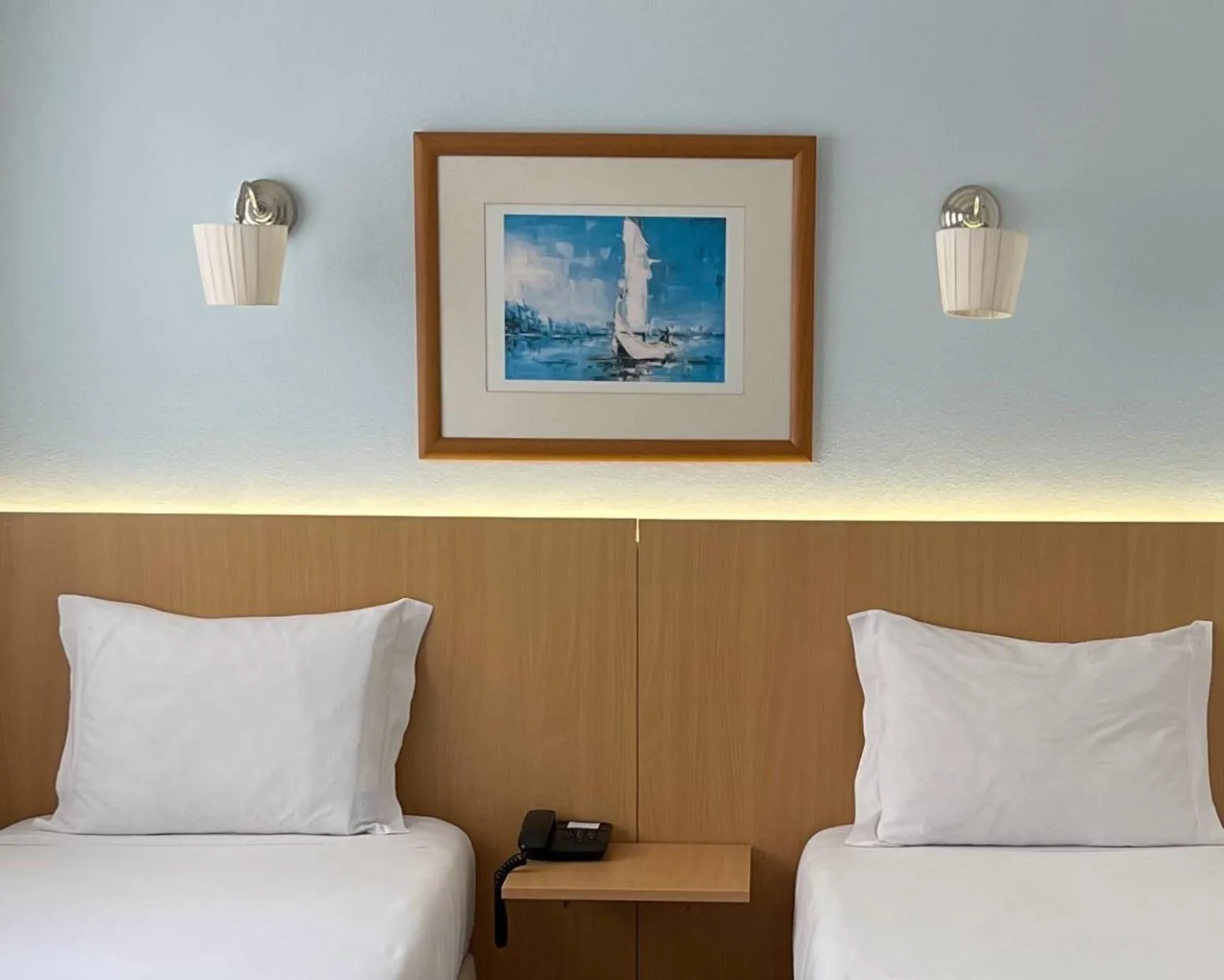 Bed in Hotel Santiago Vagos