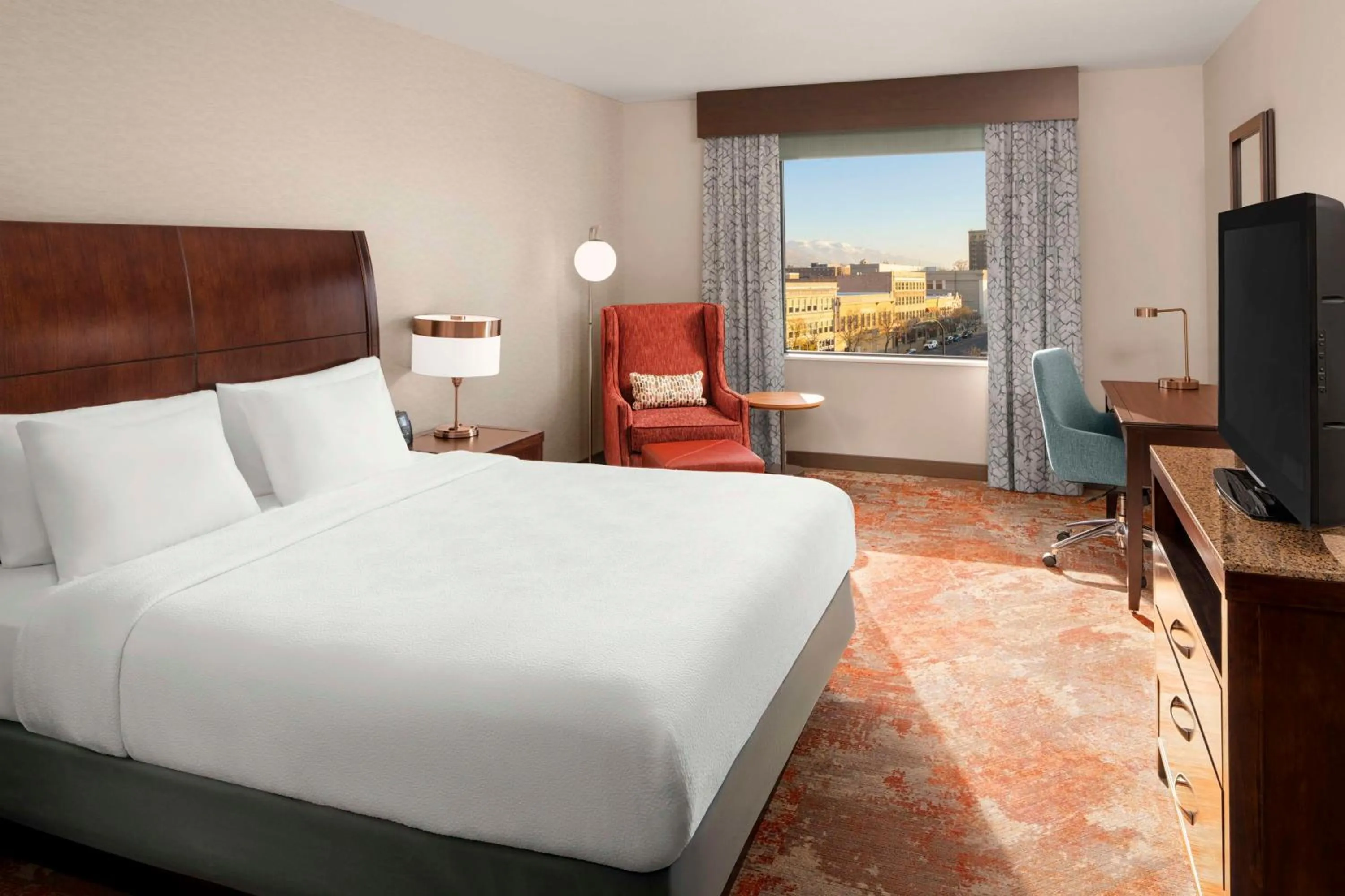 Bed in Hilton Garden Inn Ogden