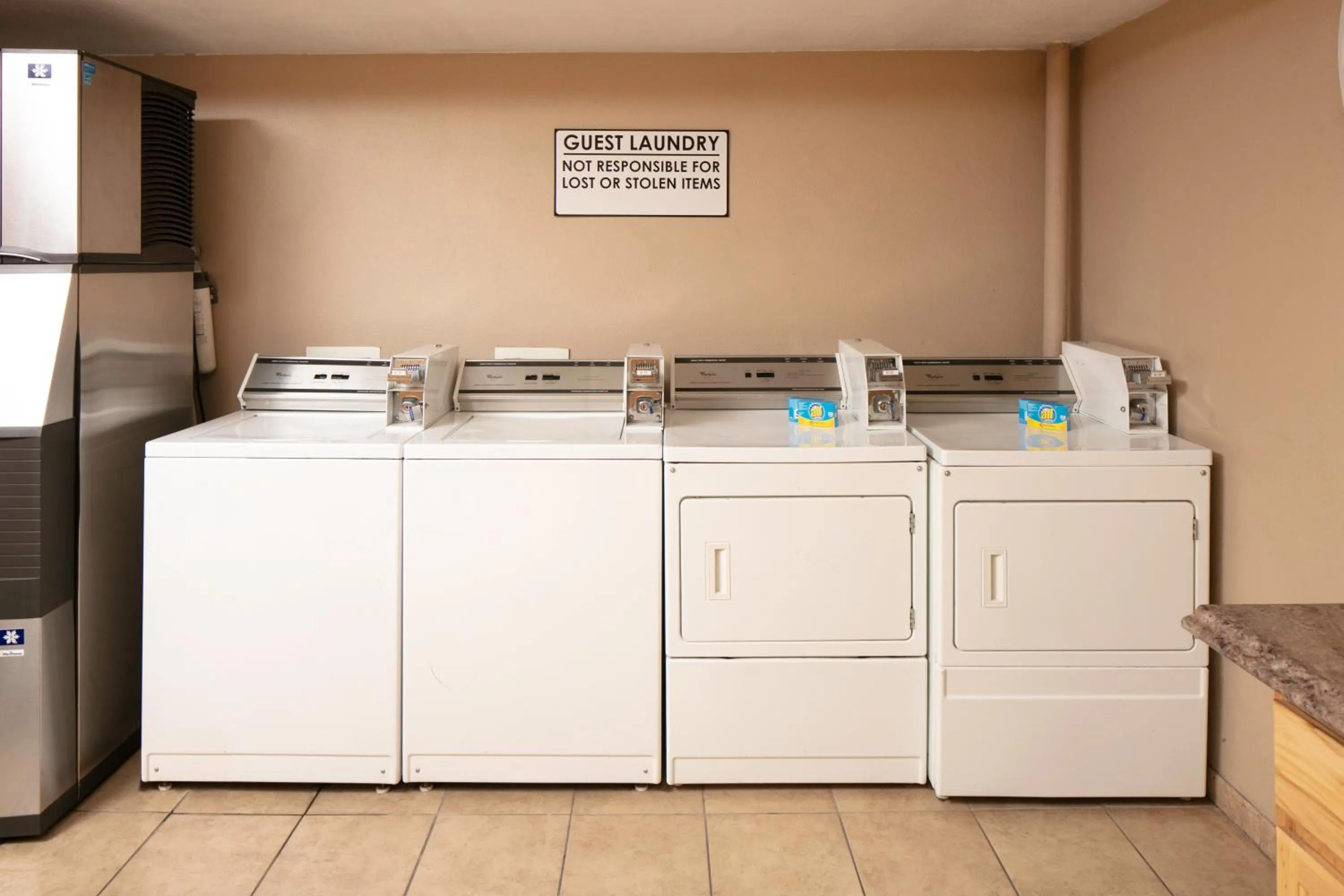 laundry in Waypoint Hotel