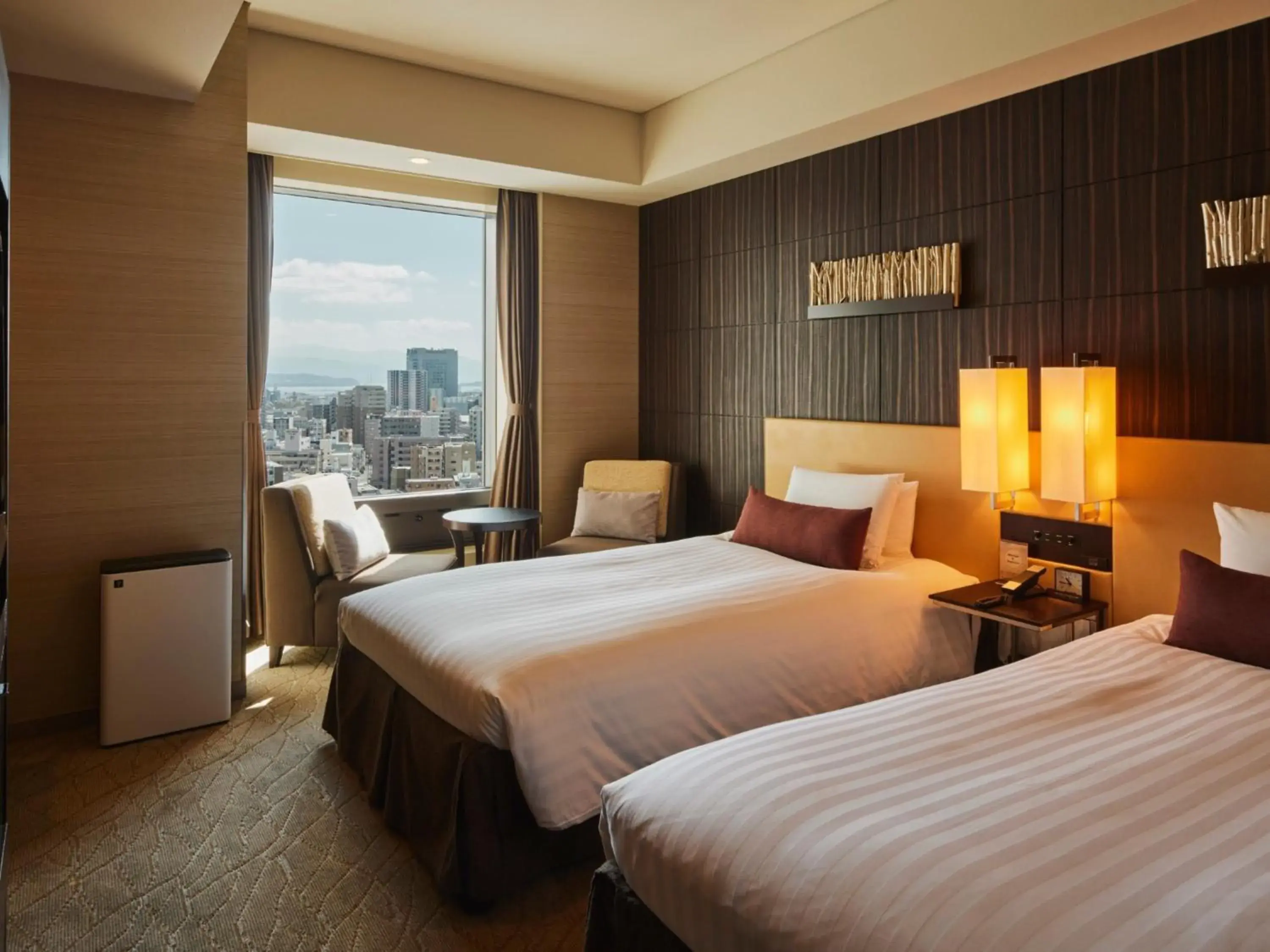 Superior Twin Room with Extra Bed - Non-Smoking in Solaria Nishitetsu Hotel Kagoshima Superior Twin Room with Extra Bed - Non-Smoking in Solaria Nishitetsu Hotel Kagoshima