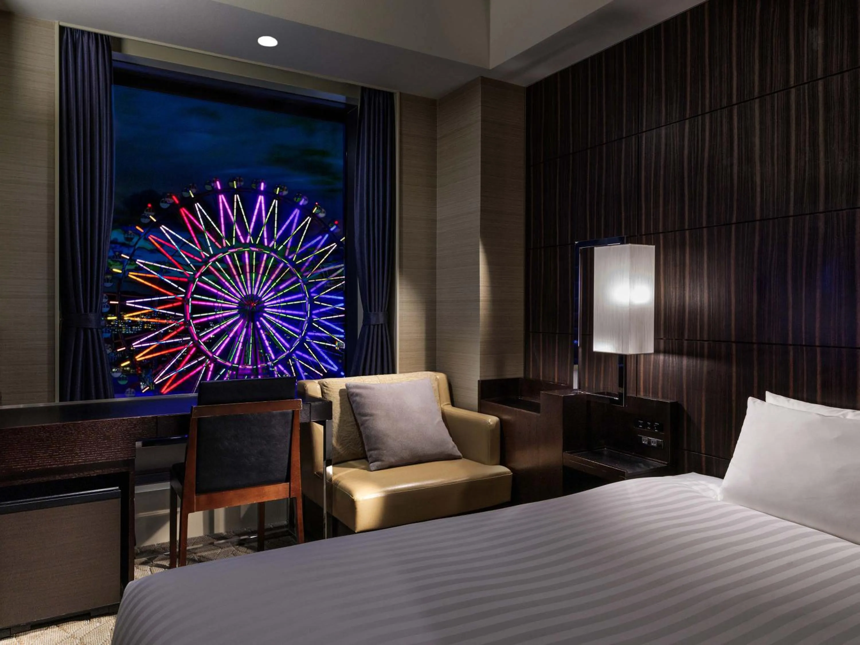 Photo of the whole room, Bed in Solaria Nishitetsu Hotel Kagoshima