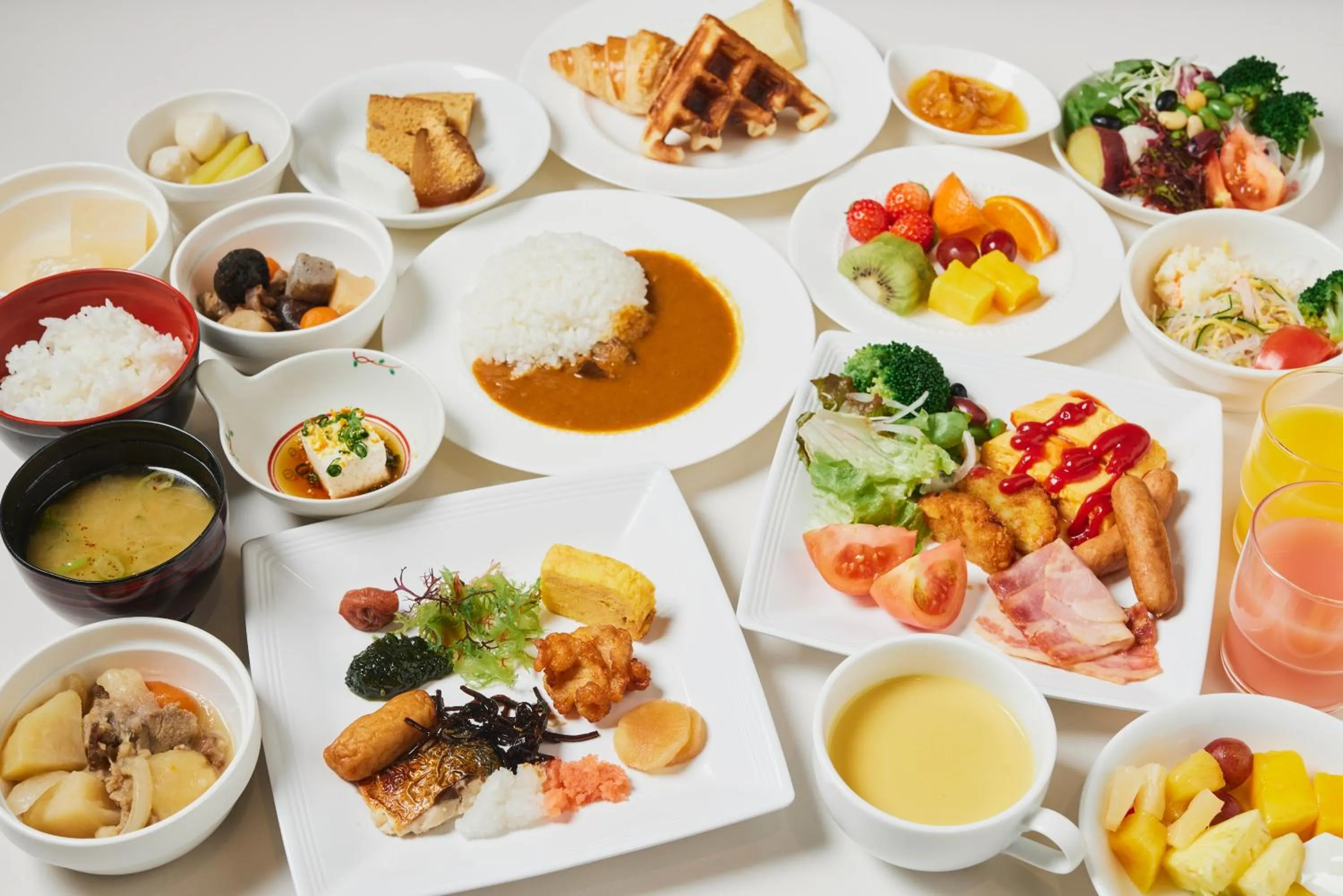 Food and drinks in Solaria Nishitetsu Hotel Kagoshima
