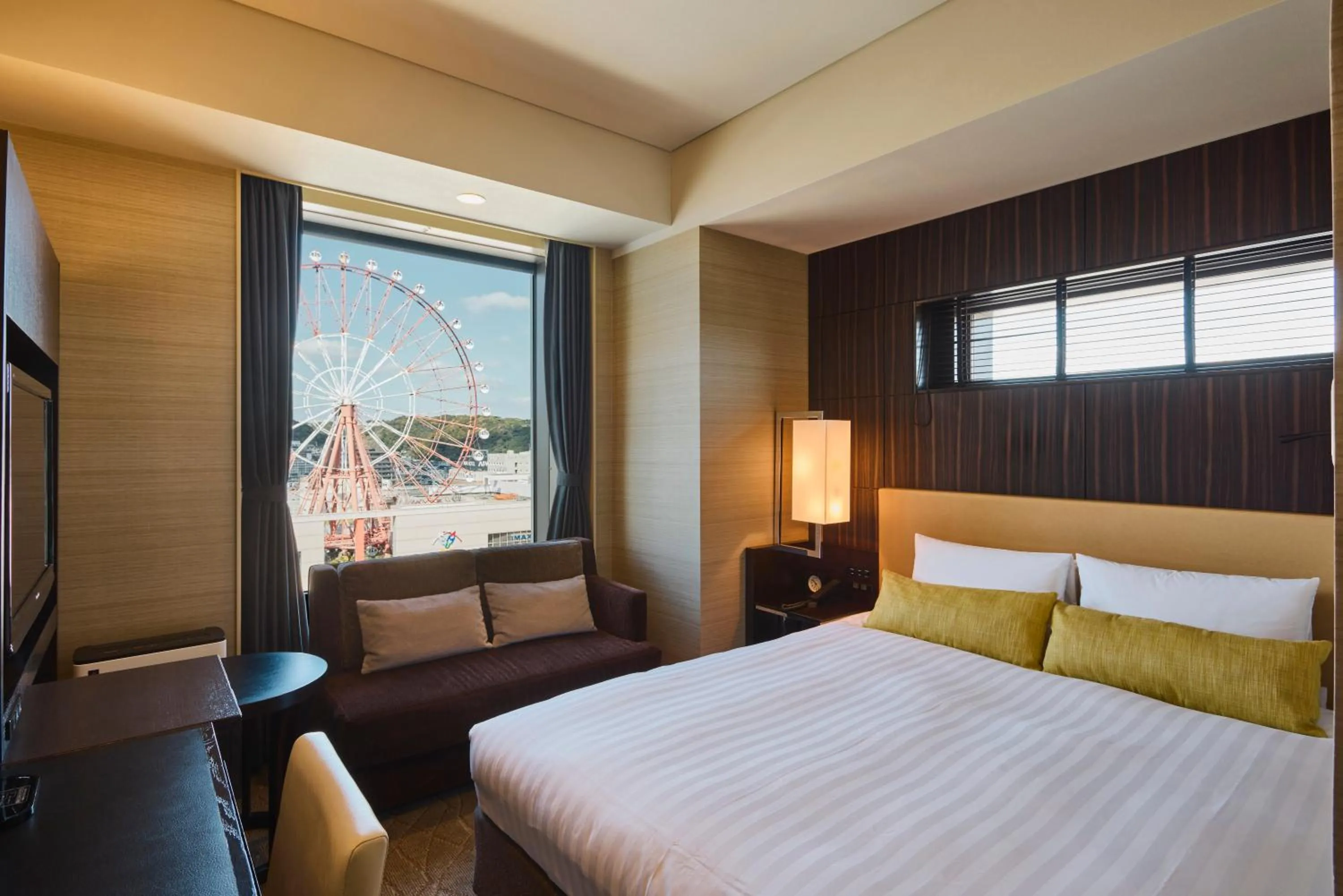 Photo of the whole room, Bed in Solaria Nishitetsu Hotel Kagoshima