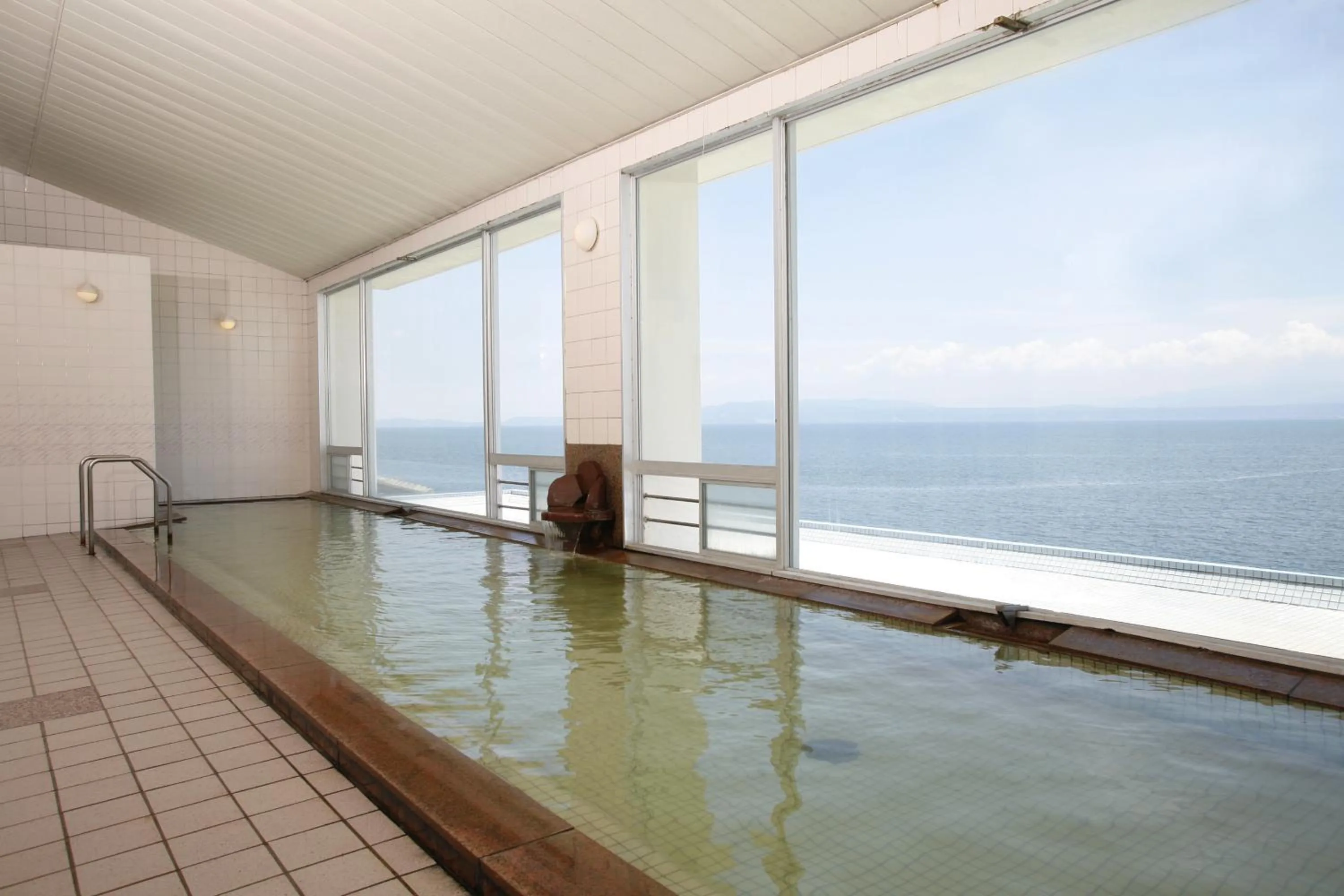 Hot Spring Bath in Ibusuki Seaside Hotel