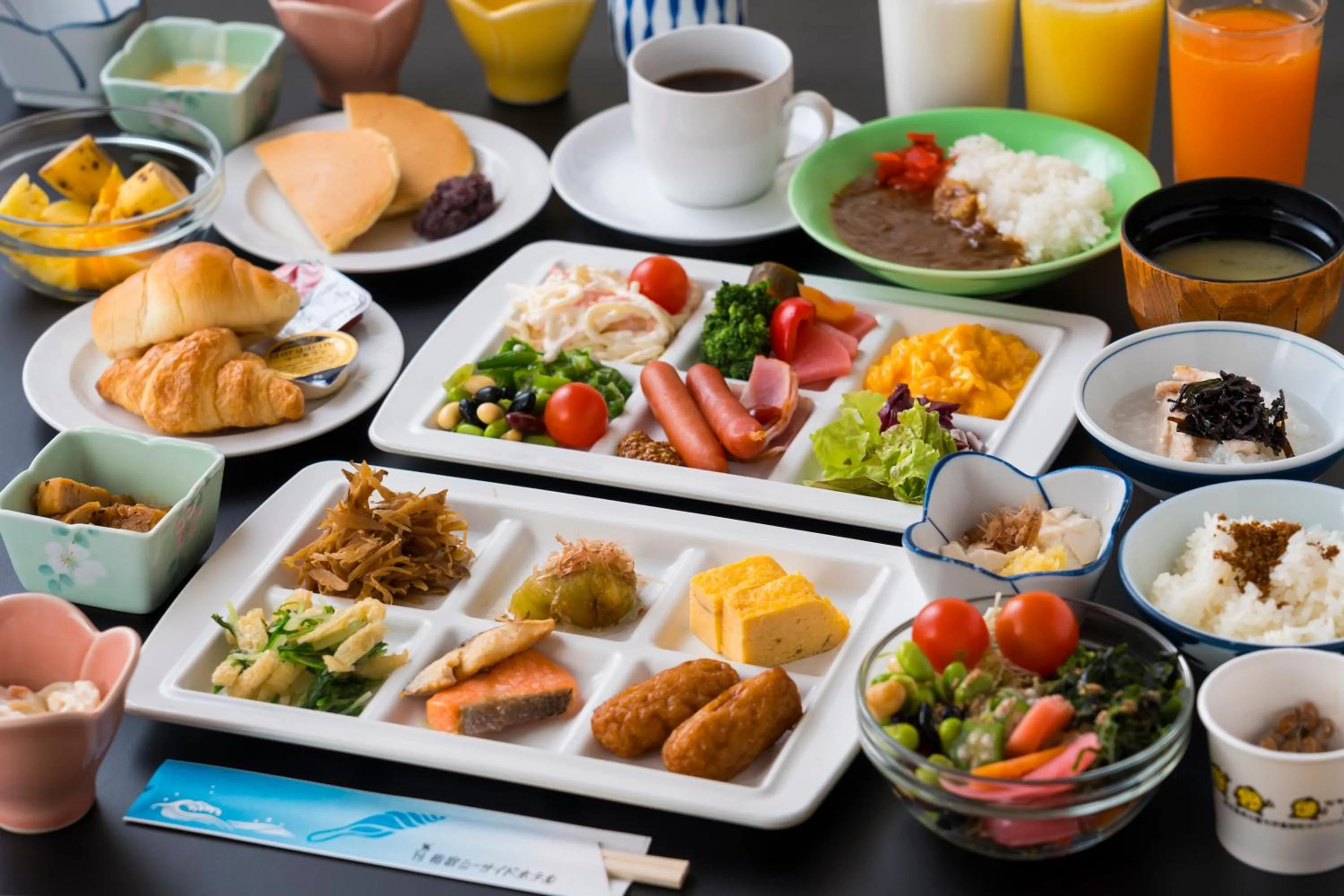 Buffet breakfast in Ibusuki Seaside Hotel