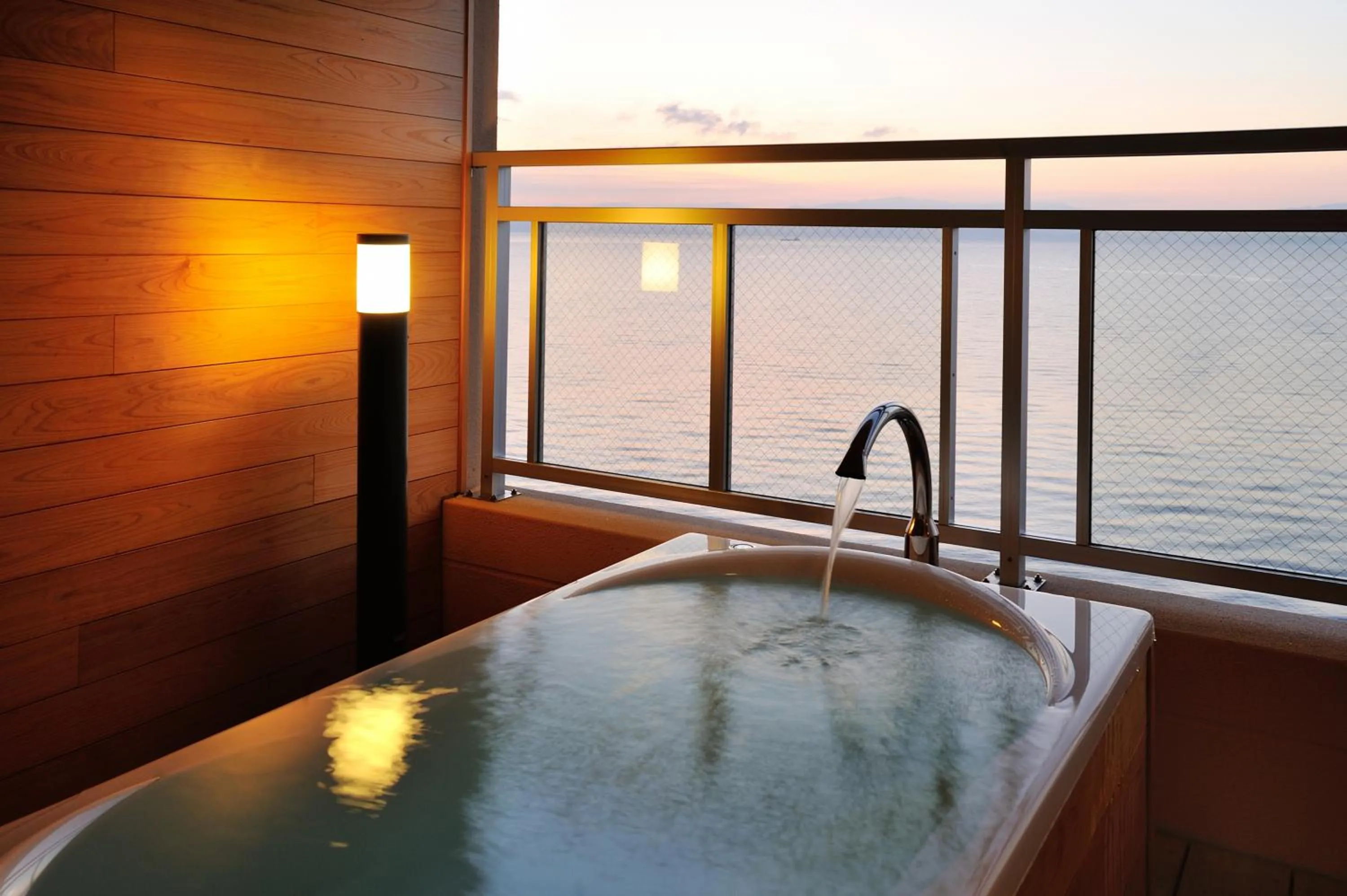 Hot Spring Bath in Ibusuki Seaside Hotel