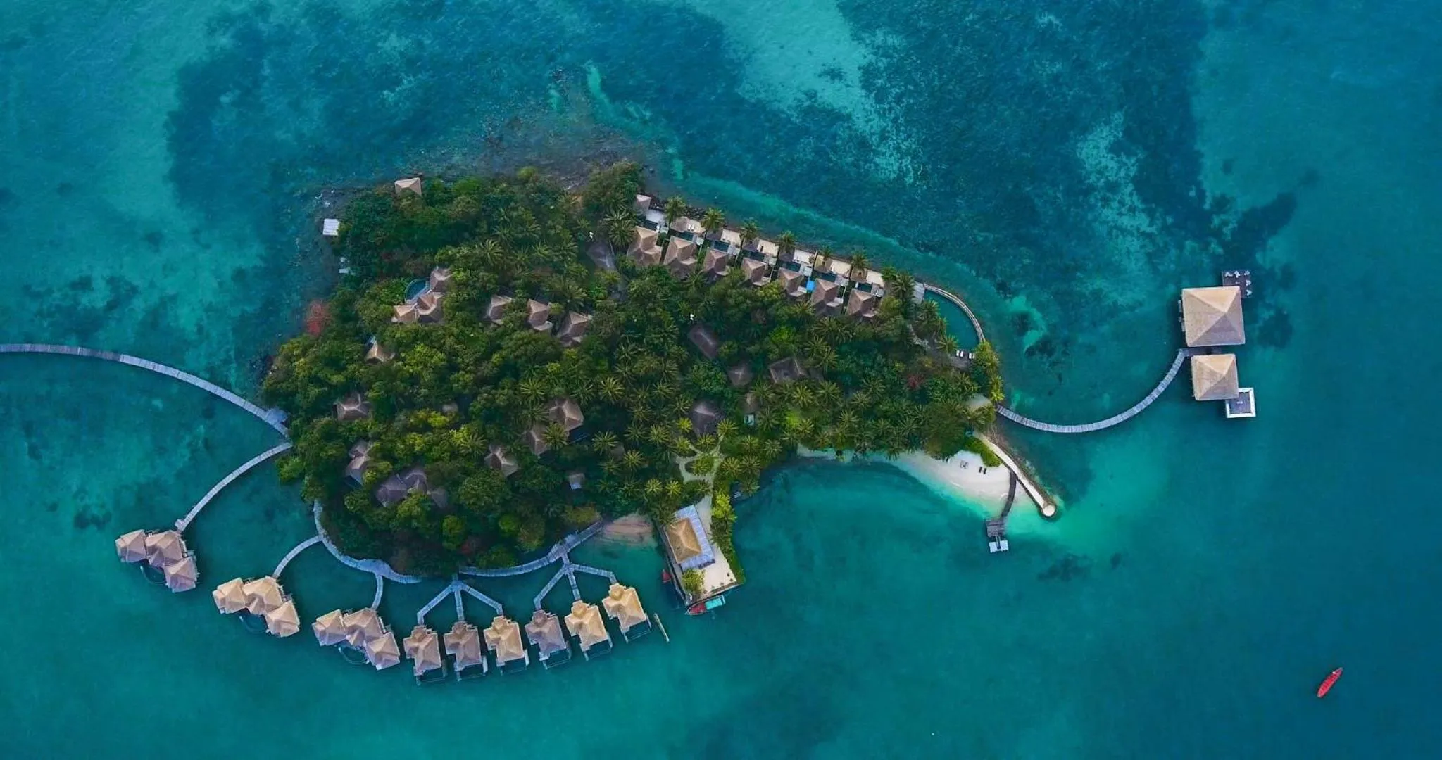 Bird's eye view in Song Saa Private Island