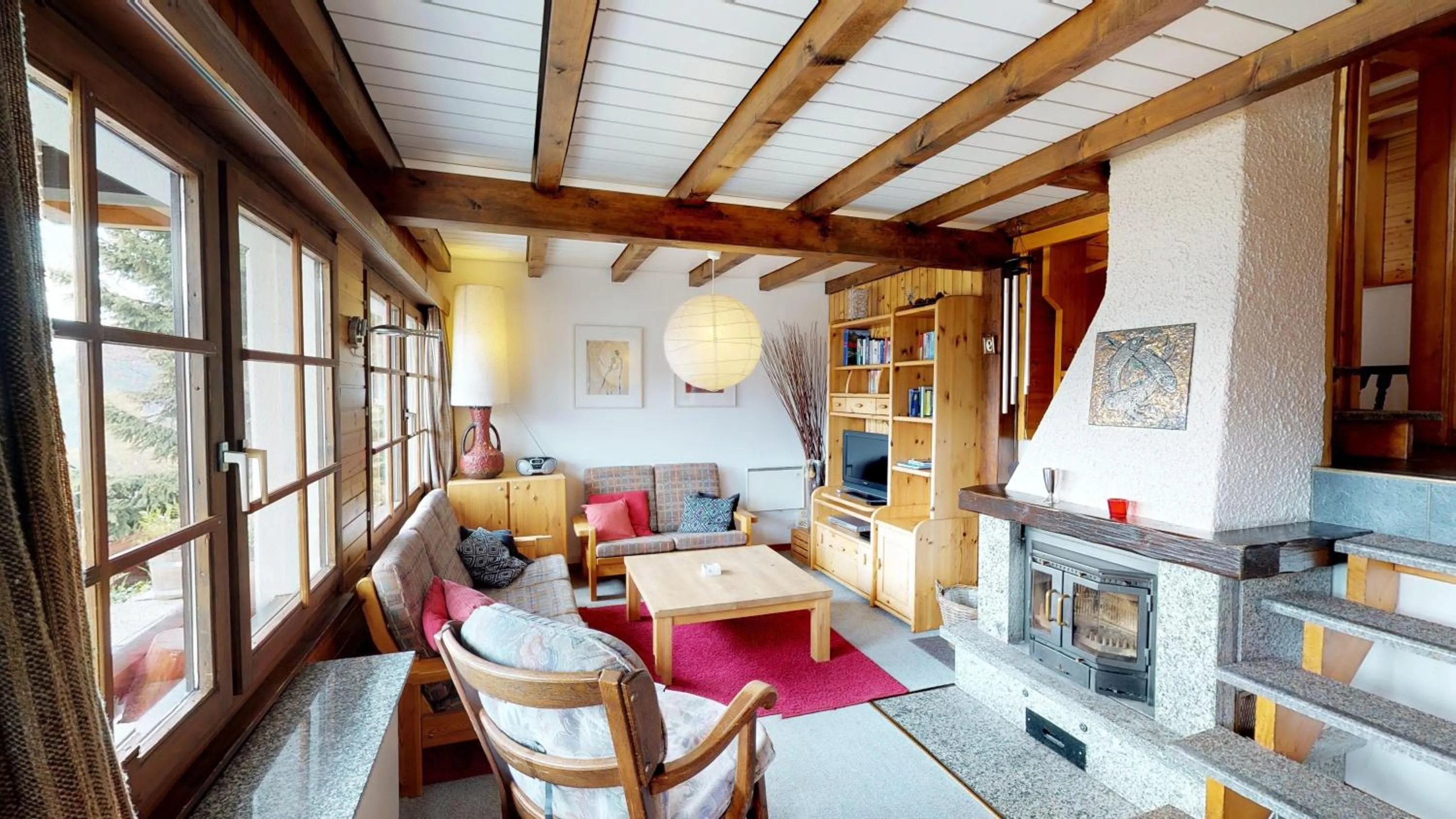 Living room in Tschuggen 61