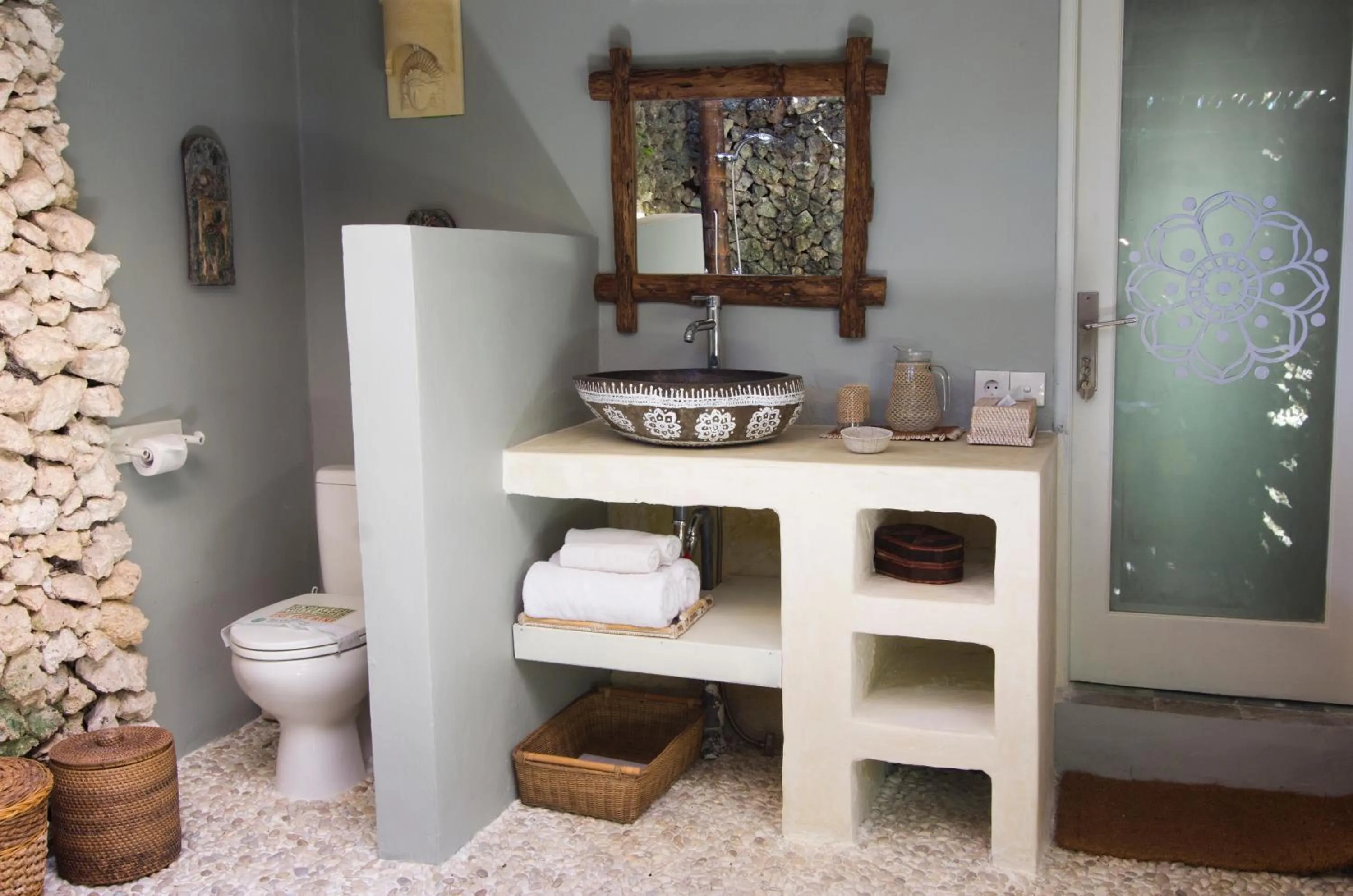 Bathroom in The Chillhouse Canggu by BVR Bali Holiday Rentals