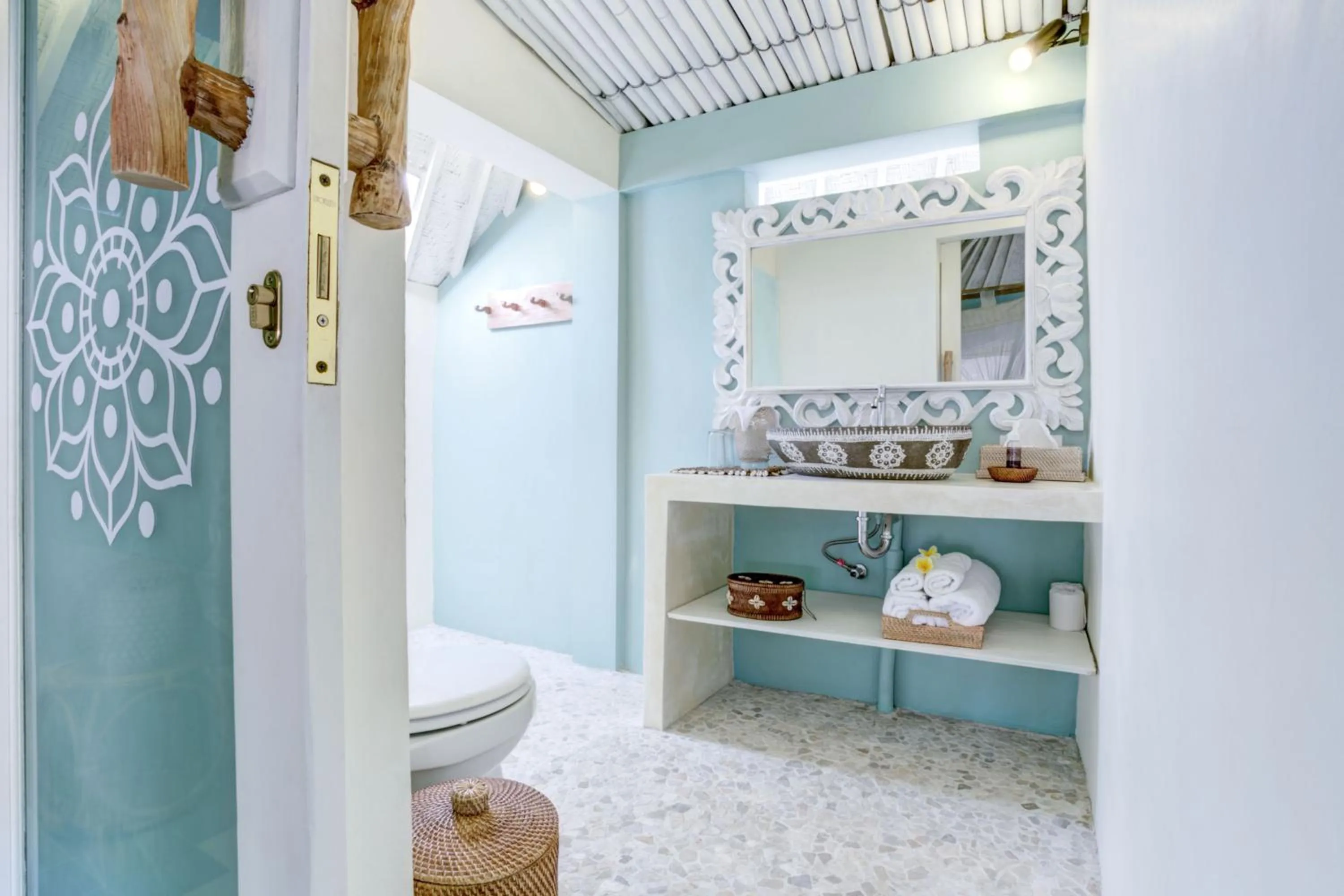 Bathroom in The Chillhouse Canggu by BVR Bali Holiday Rentals