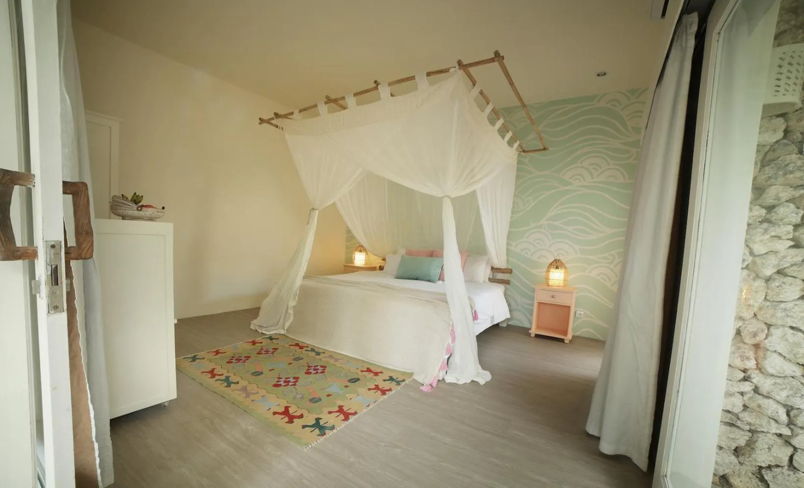 Bedroom, Bed in The Chillhouse Canggu by BVR Bali Holiday Rentals