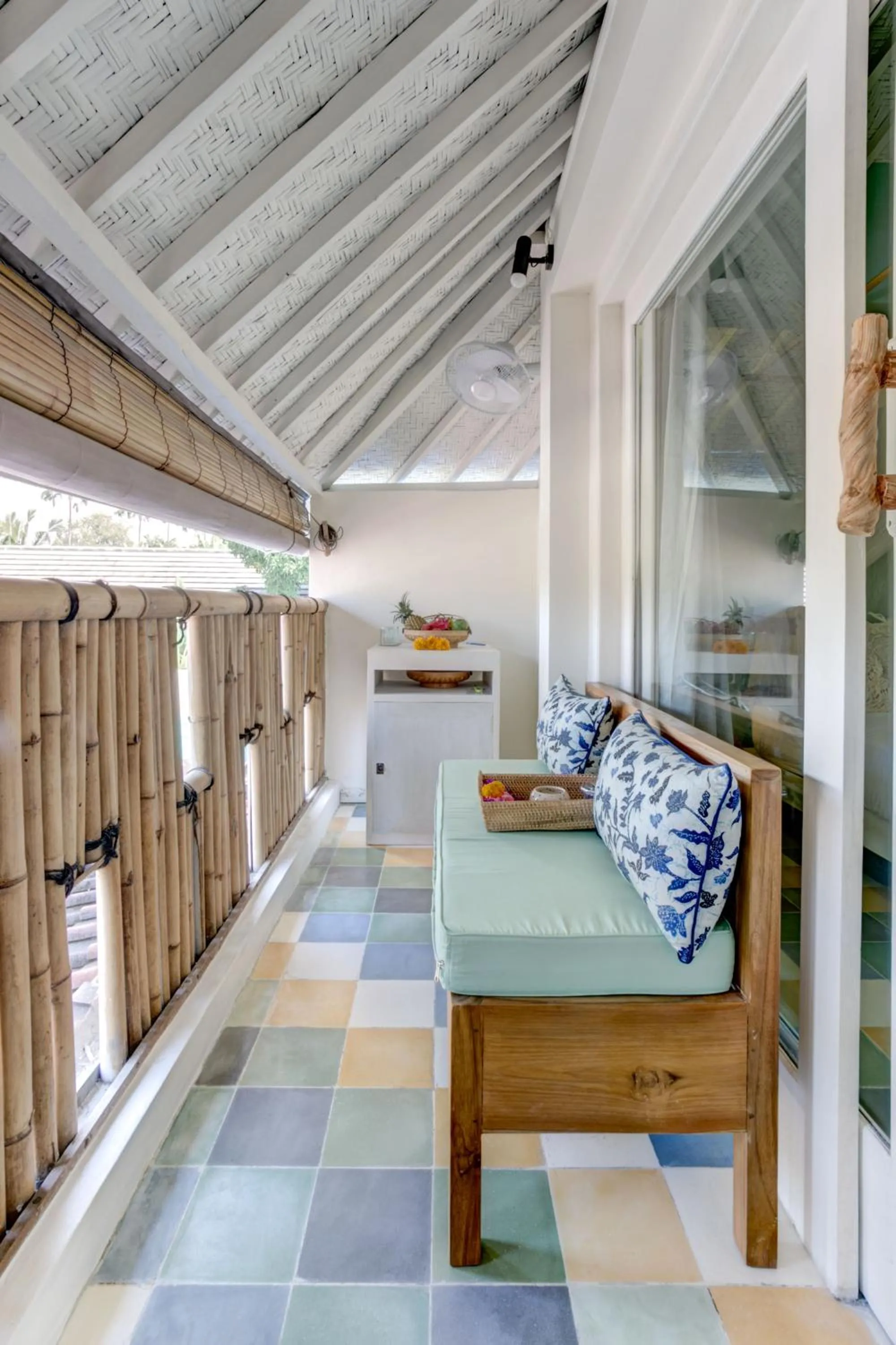 Seating area in The Chillhouse Canggu by BVR Bali Holiday Rentals