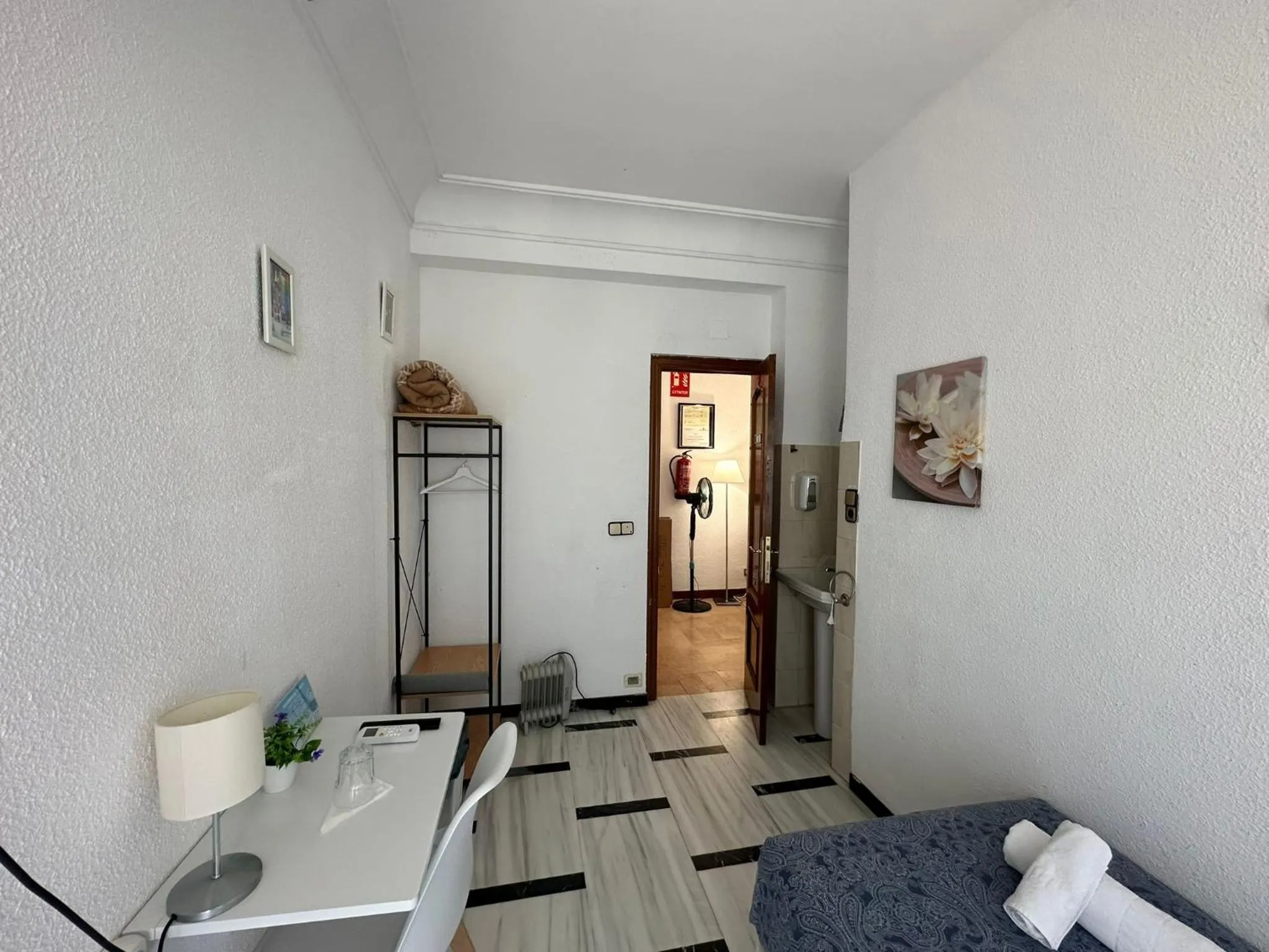 Bed in Hostal Arrate