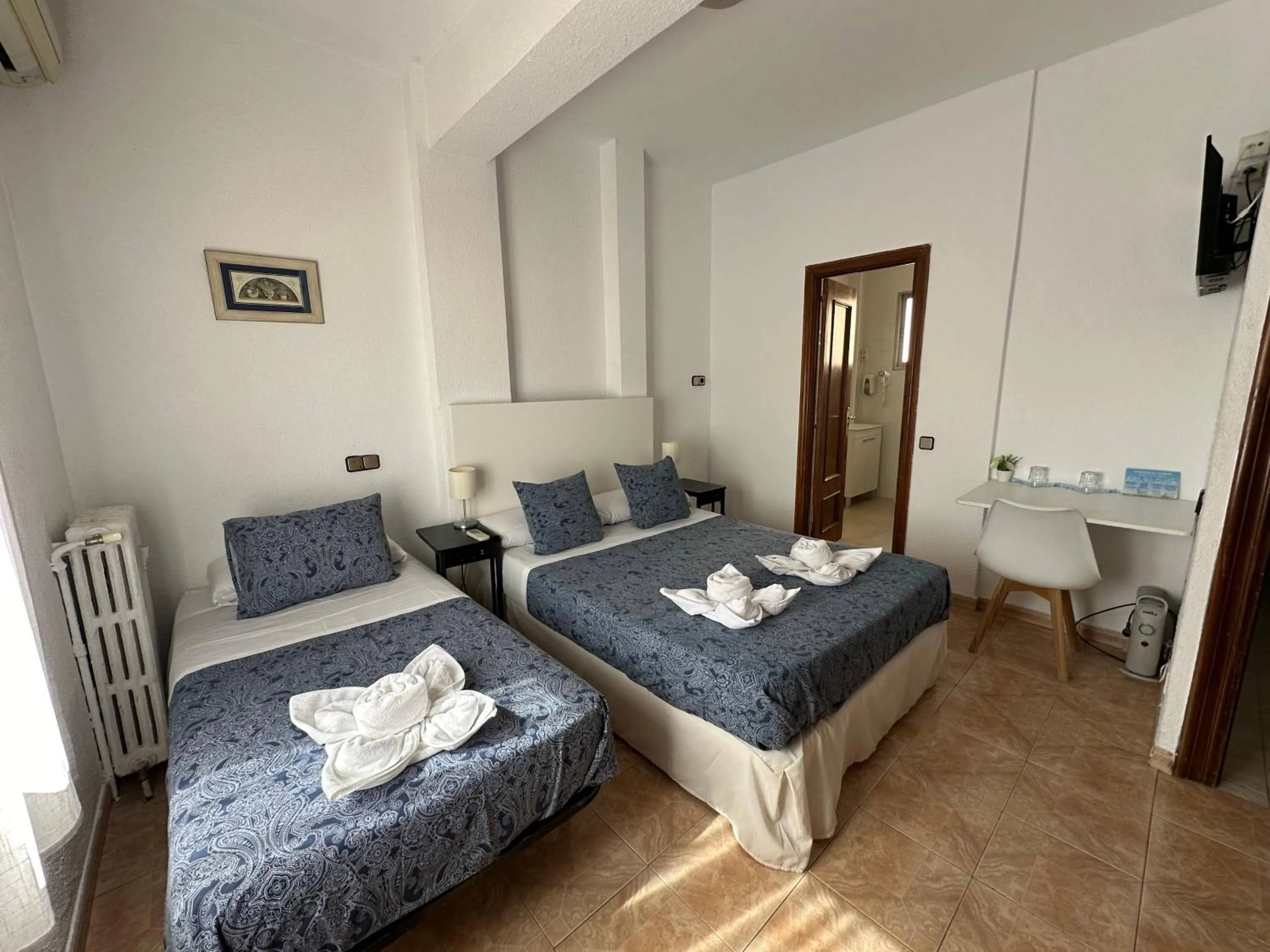 Bed in Hostal Arrate