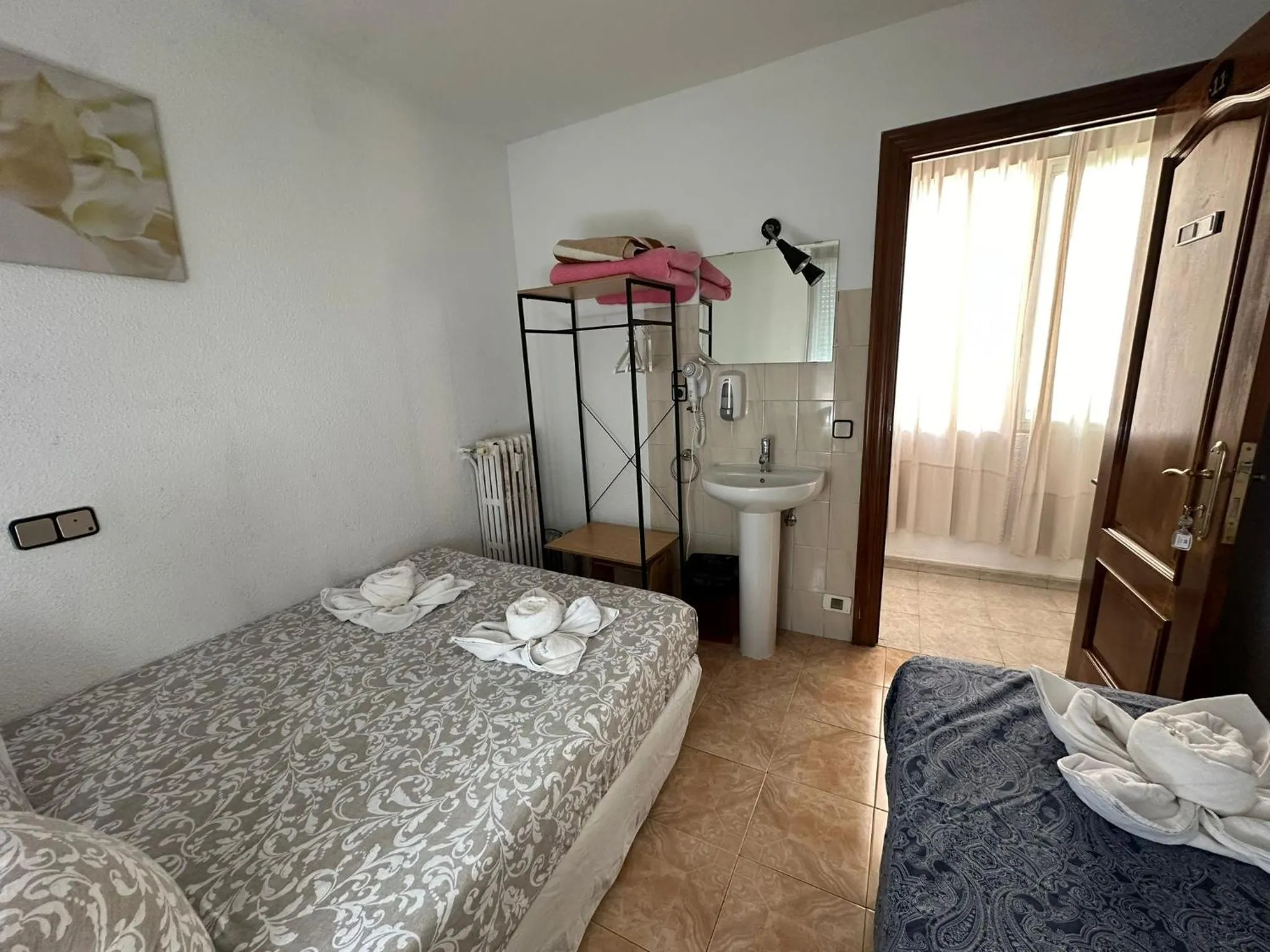 Bed in Hostal Arrate