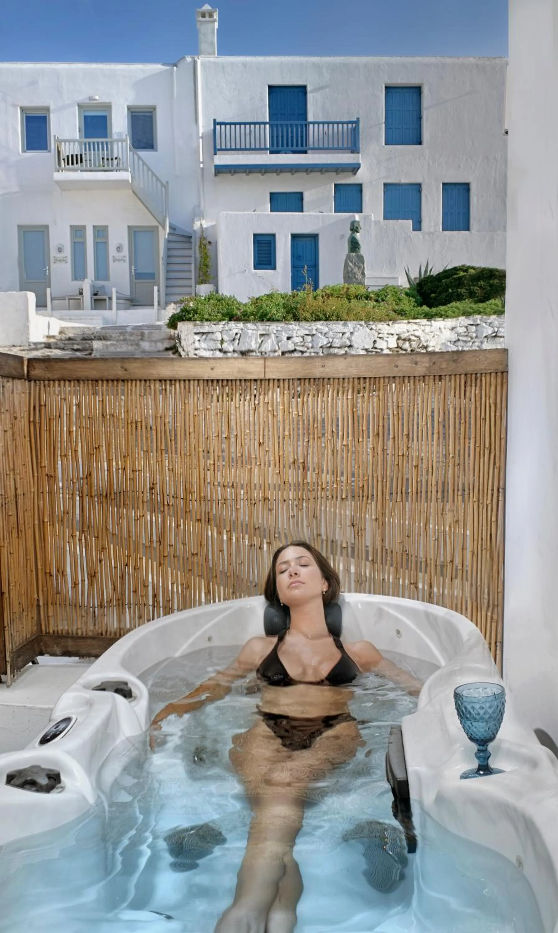 Hot Tub in Little Venice Suites