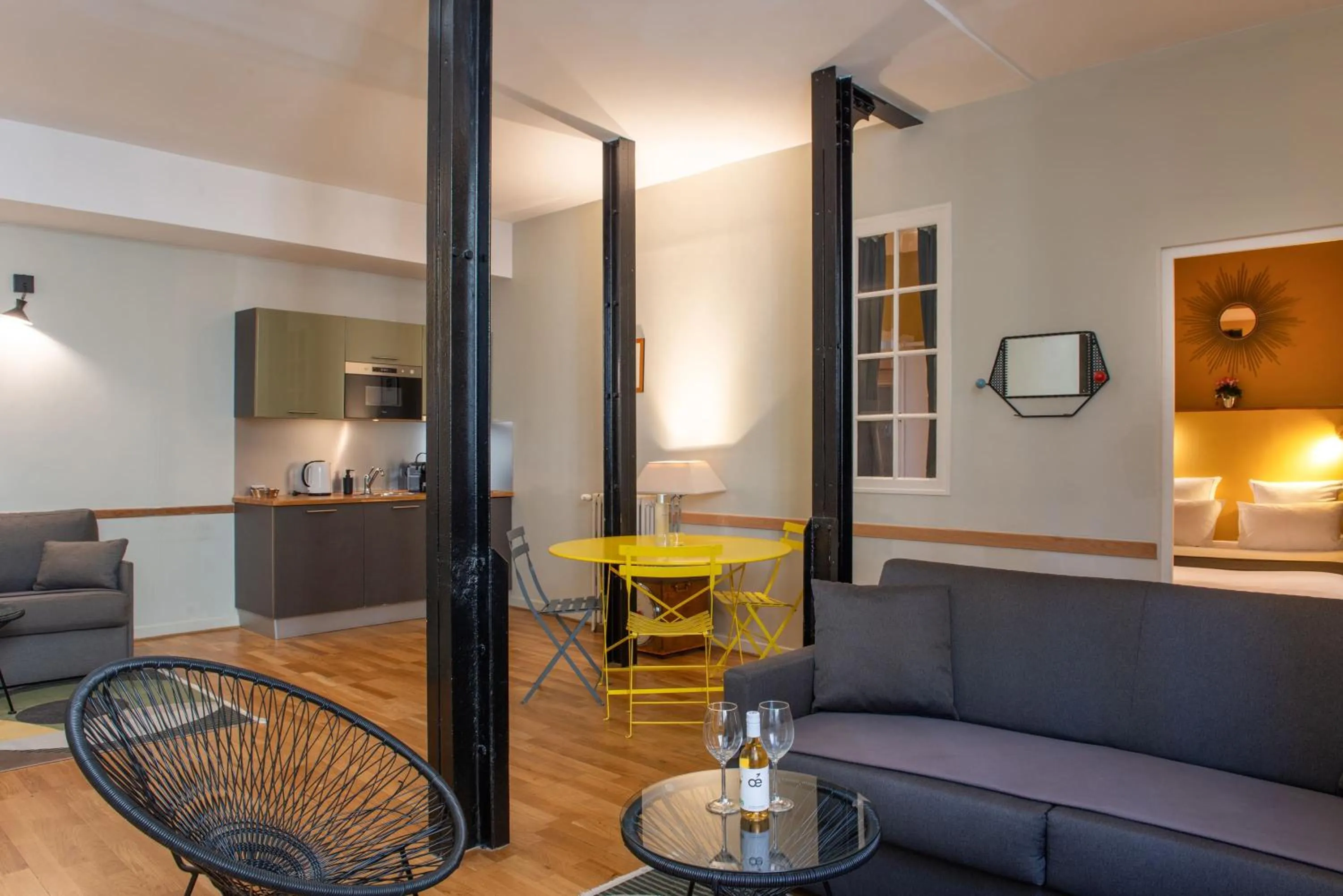 Living room in Hôtel Helzear Montparnasse