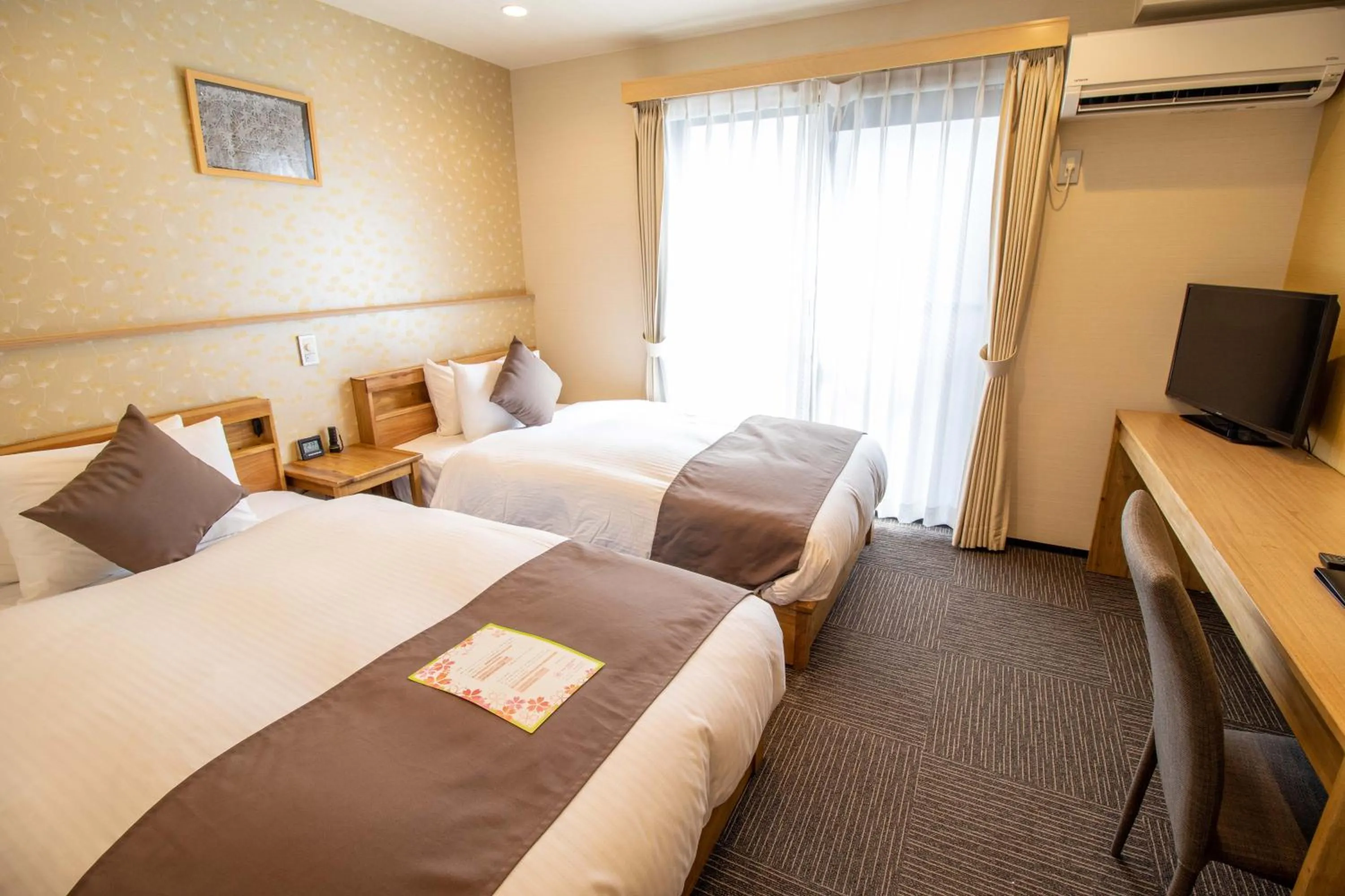 Bed in Stay SAKURA Kyoto Shijo Karasuma