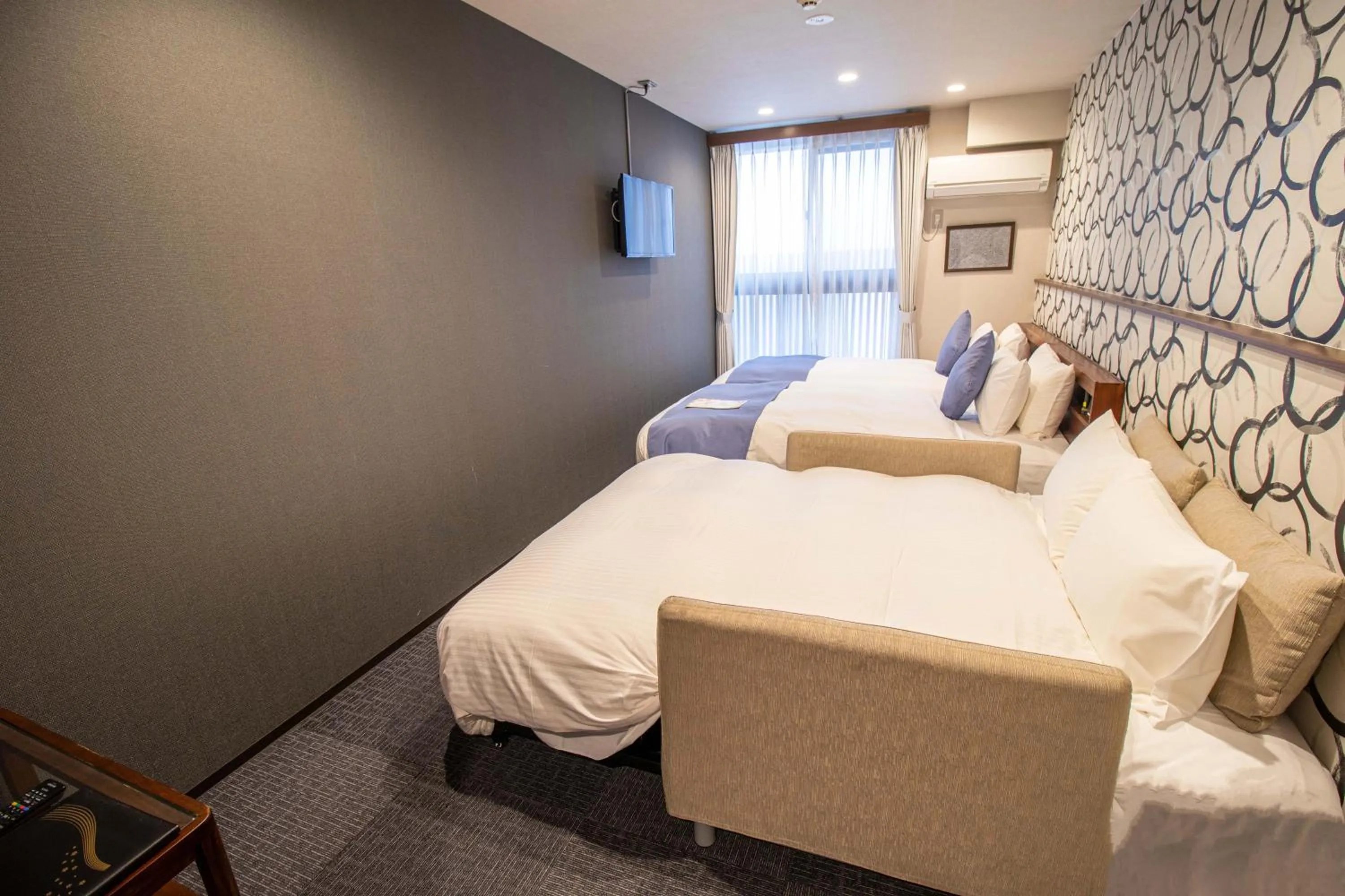 Bed in Stay SAKURA Kyoto Shijo Karasuma