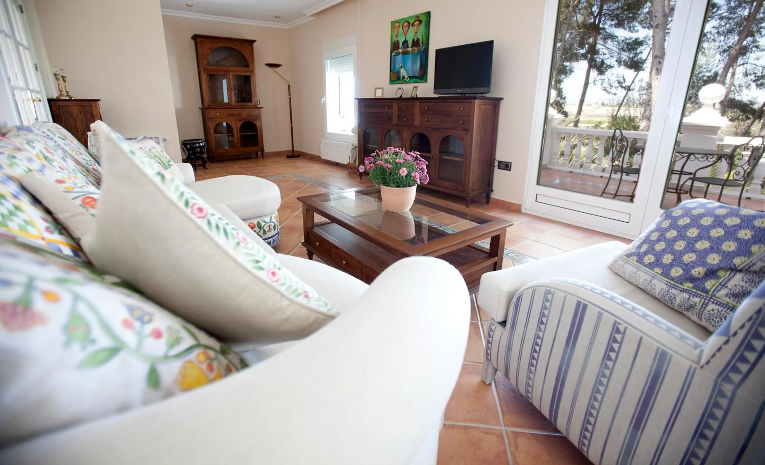 Living room in Casa de La Campana