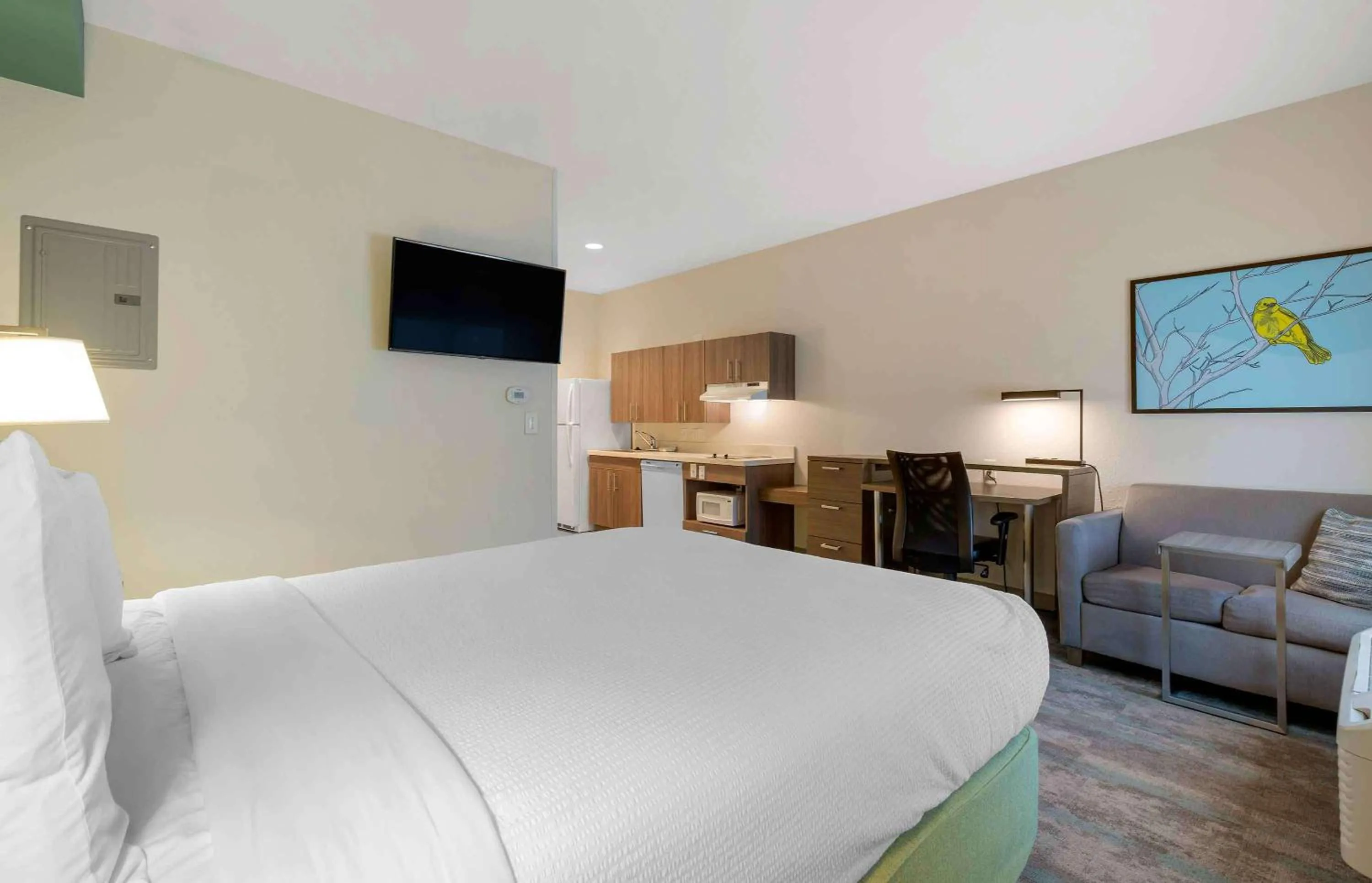 Bedroom, Bed in Extended Stay America Premier Suites - Greenville - Woodruff Road