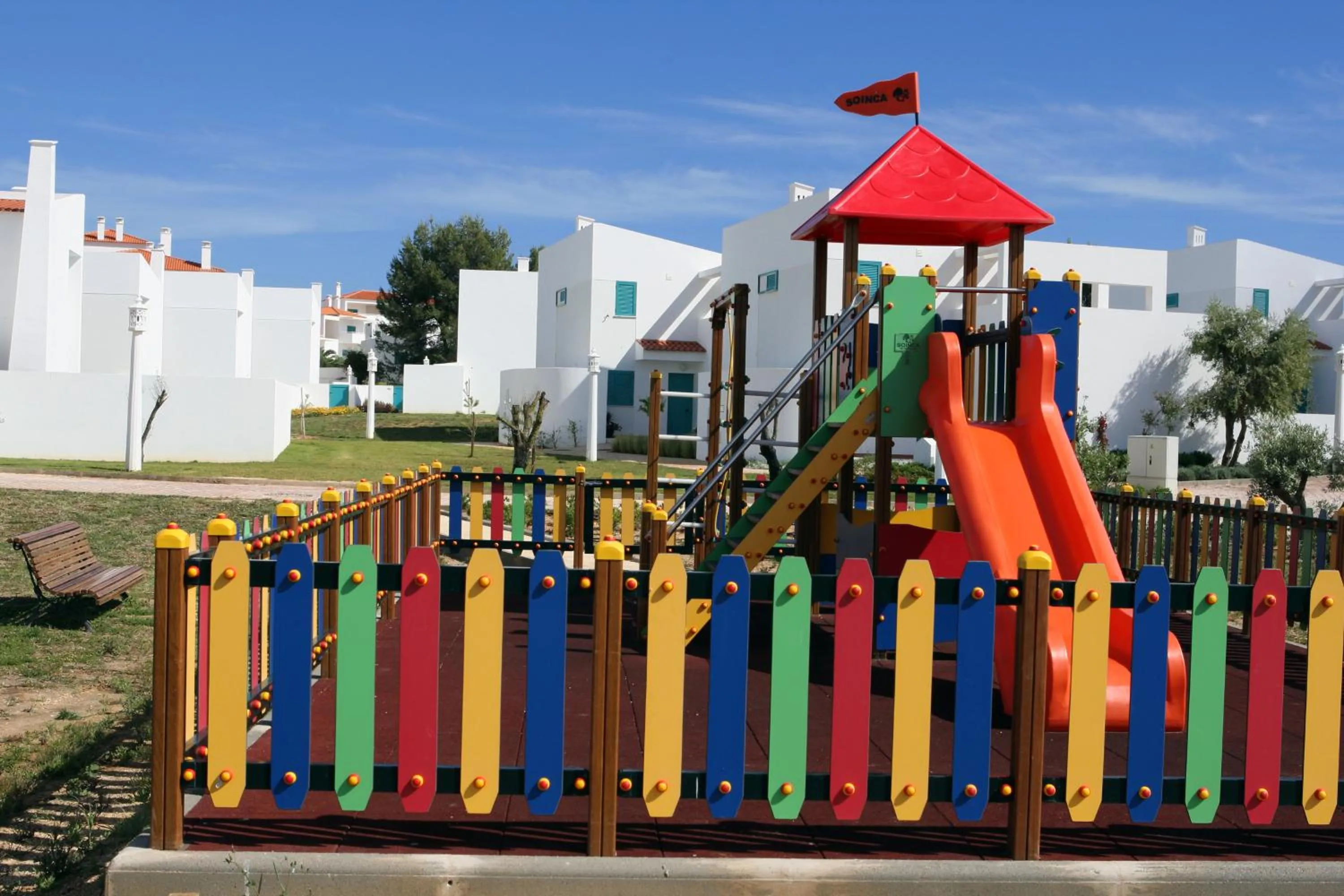 Children play ground in Aldeamento Turistico da Prainha
