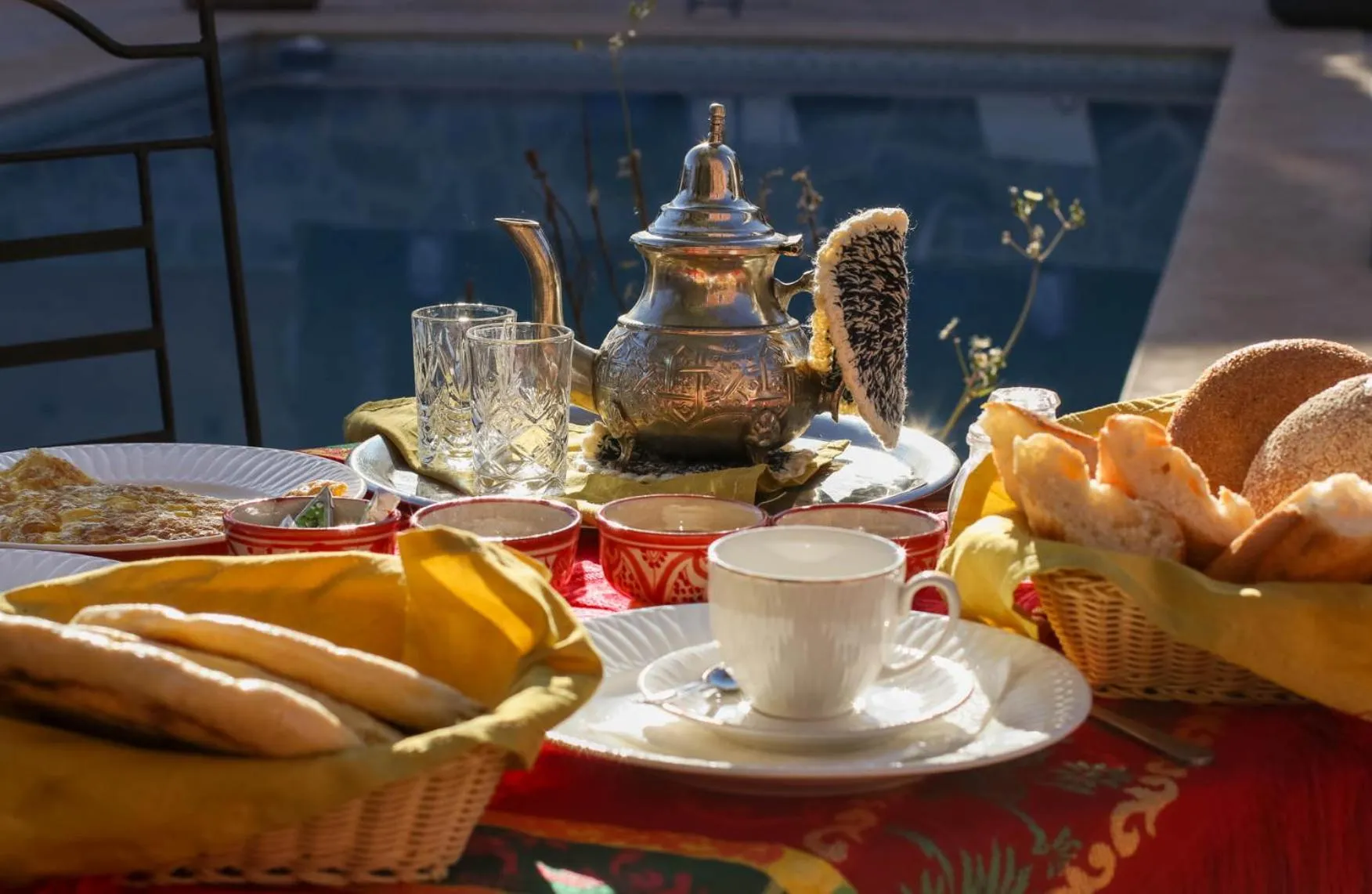 Food and drinks in Riad Malak