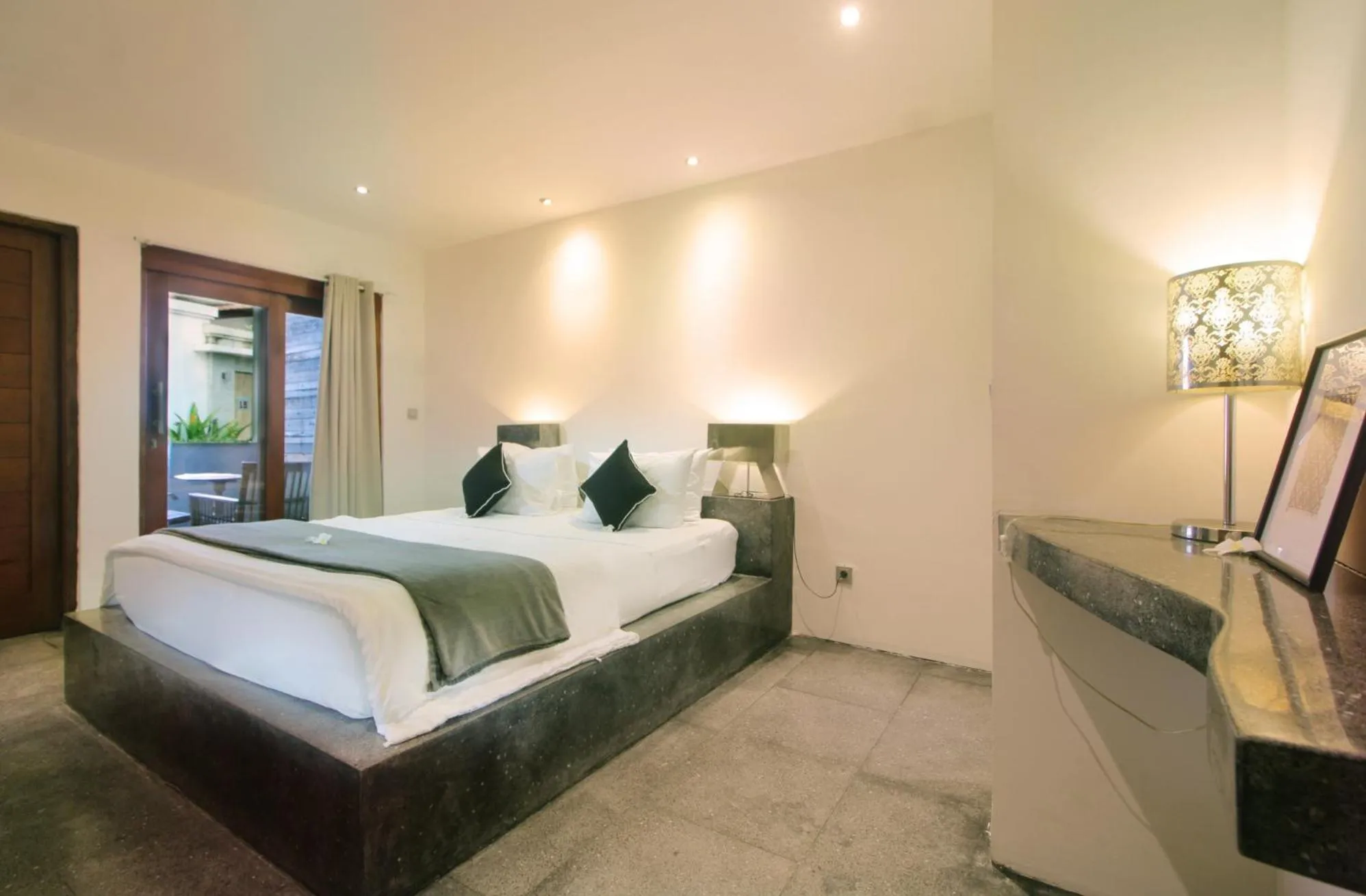 Bedroom, Bed in The Apartments Canggu