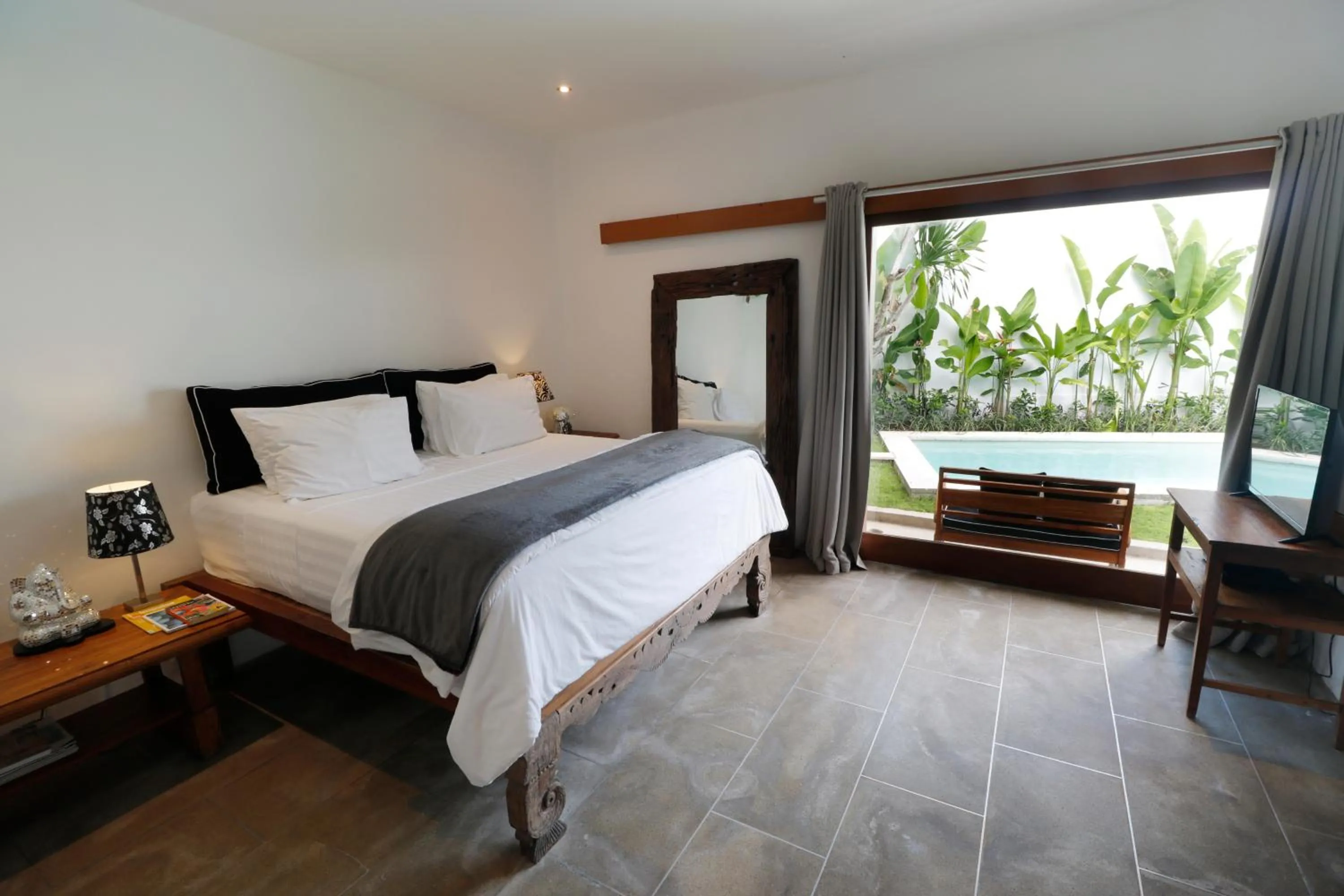 Bedroom, Bed in The Apartments Canggu