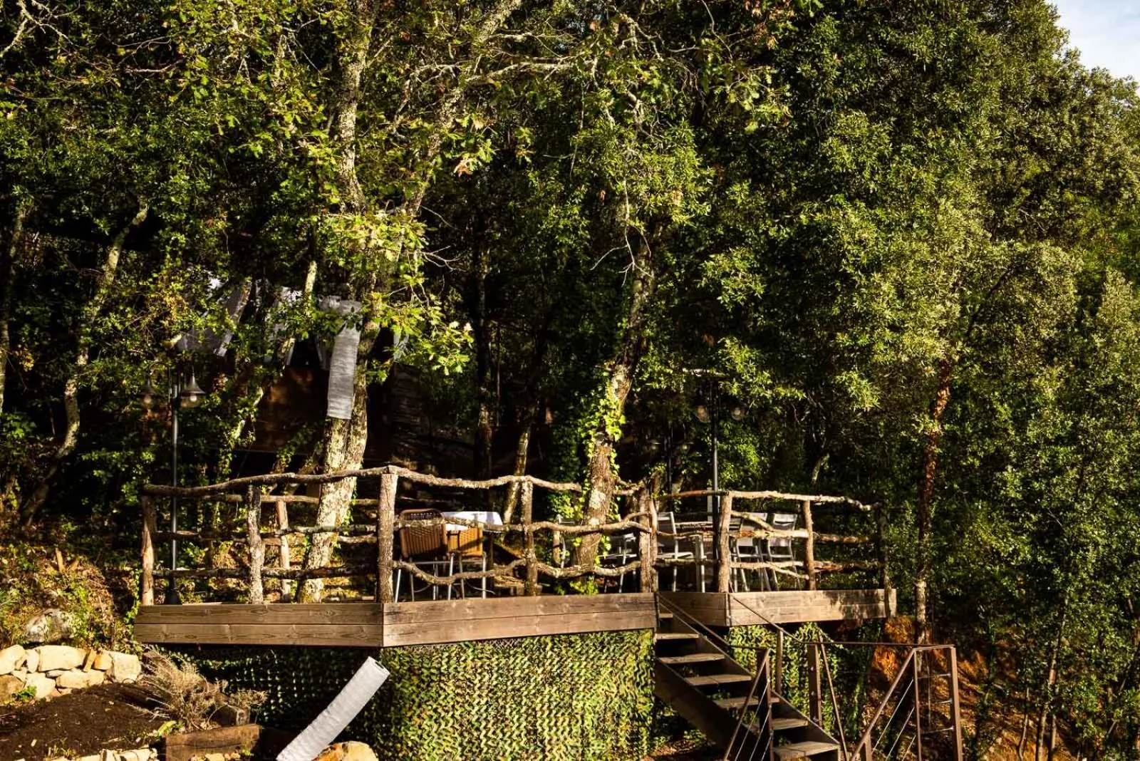 Natural landscape in Le Belvedere