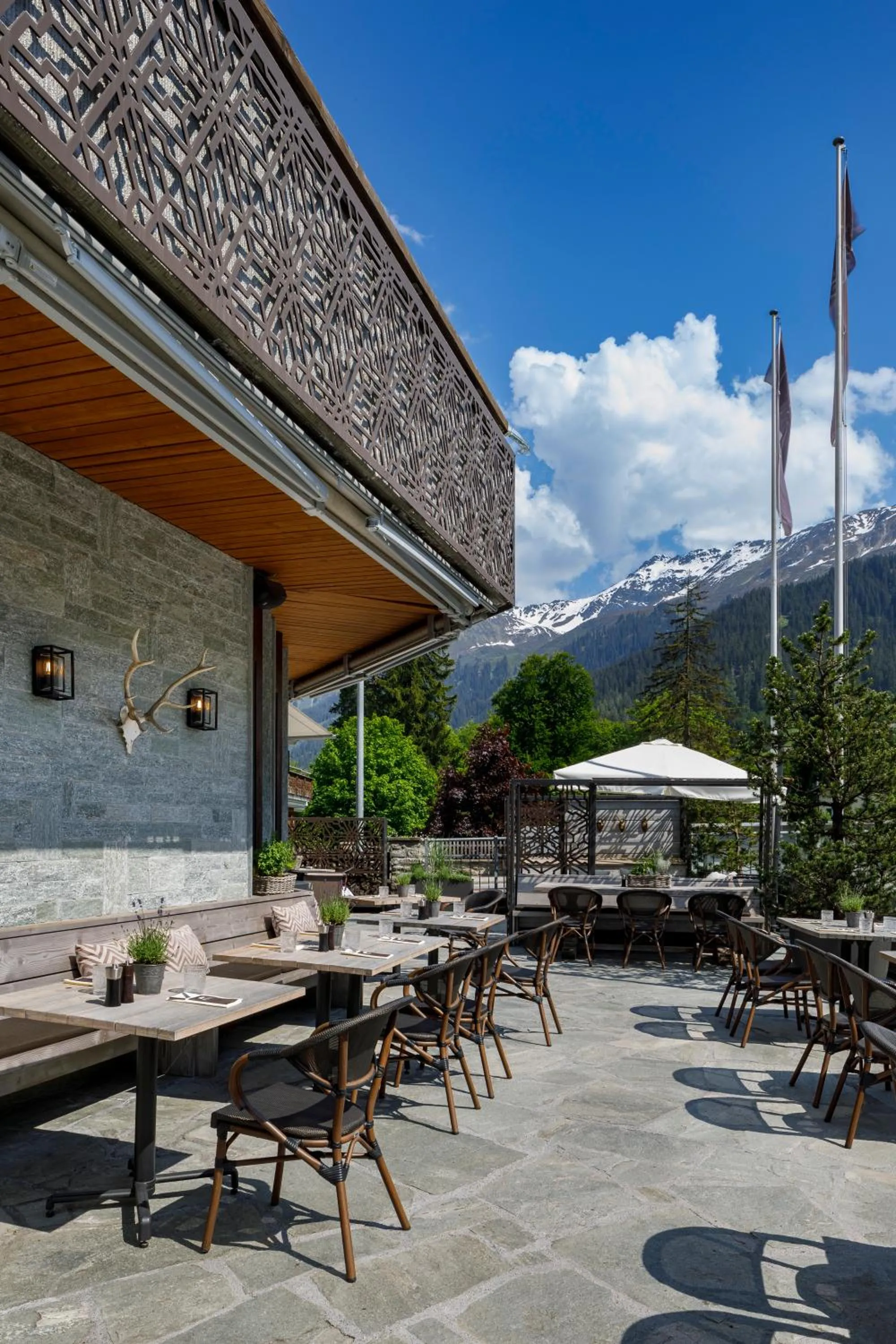 Restaurant/places to eat in Hotel Piz Buin Klosters