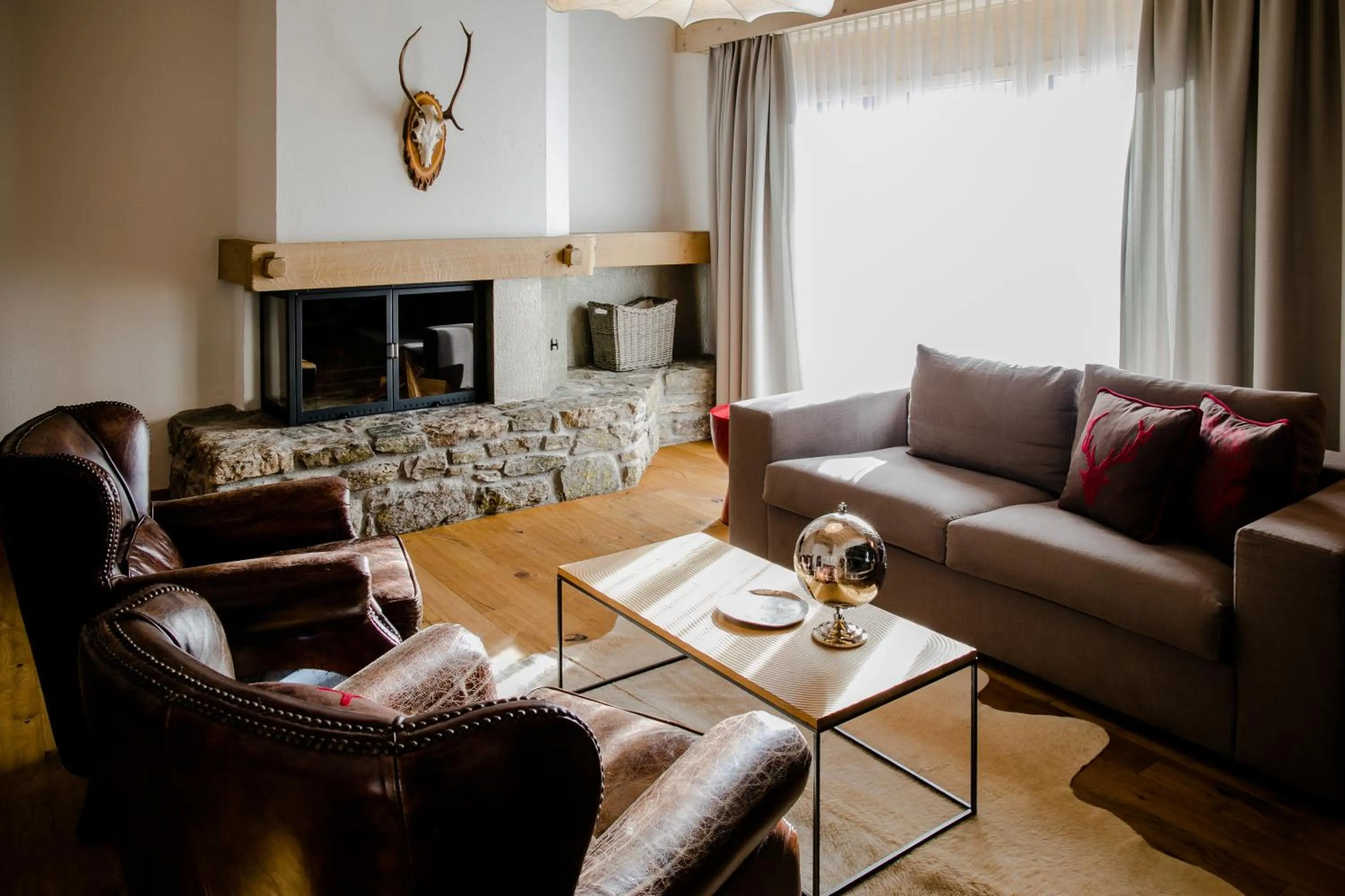 Living room in Hotel Piz Buin Klosters