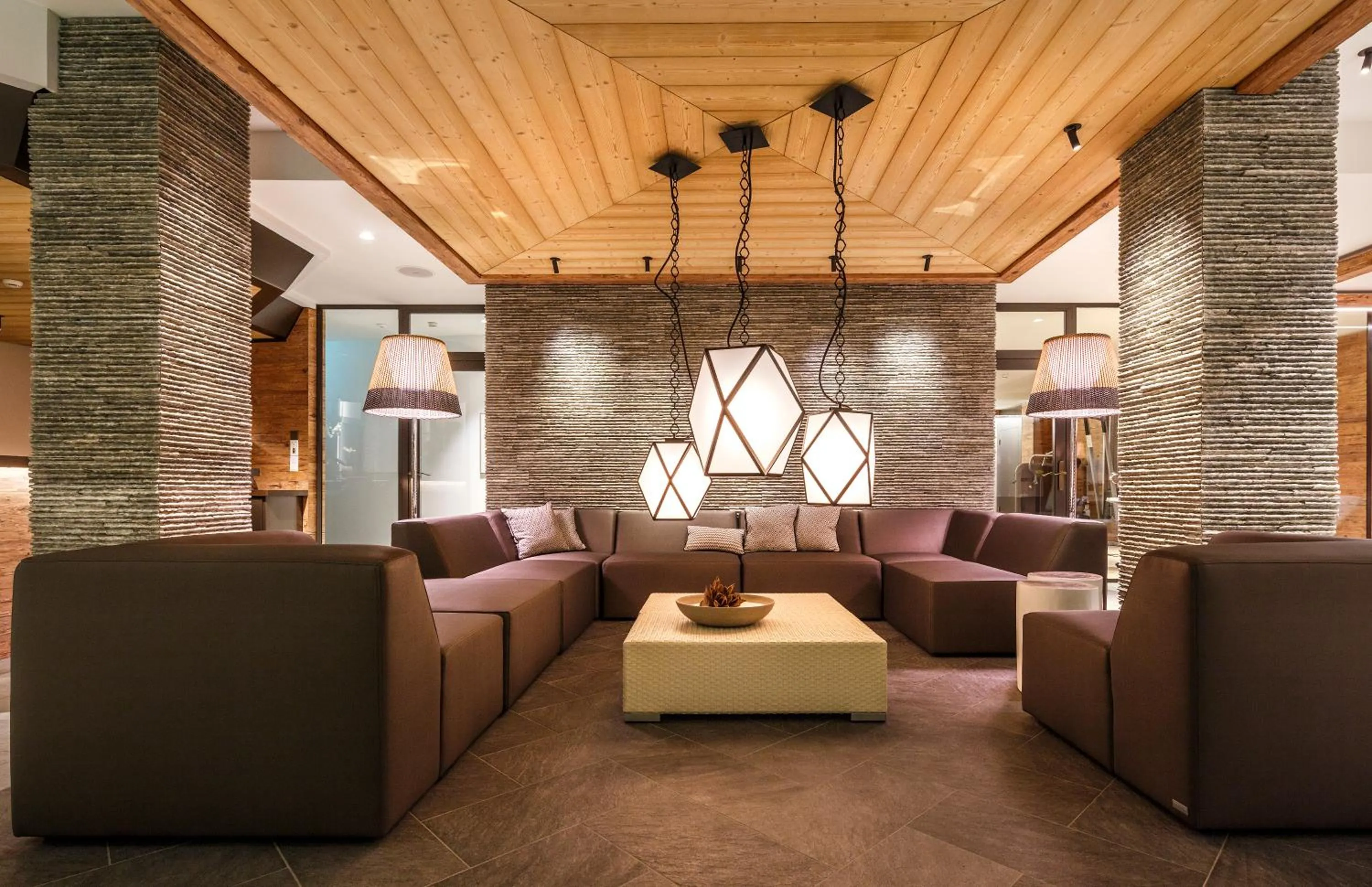 Seating area in Hotel Piz Buin Klosters